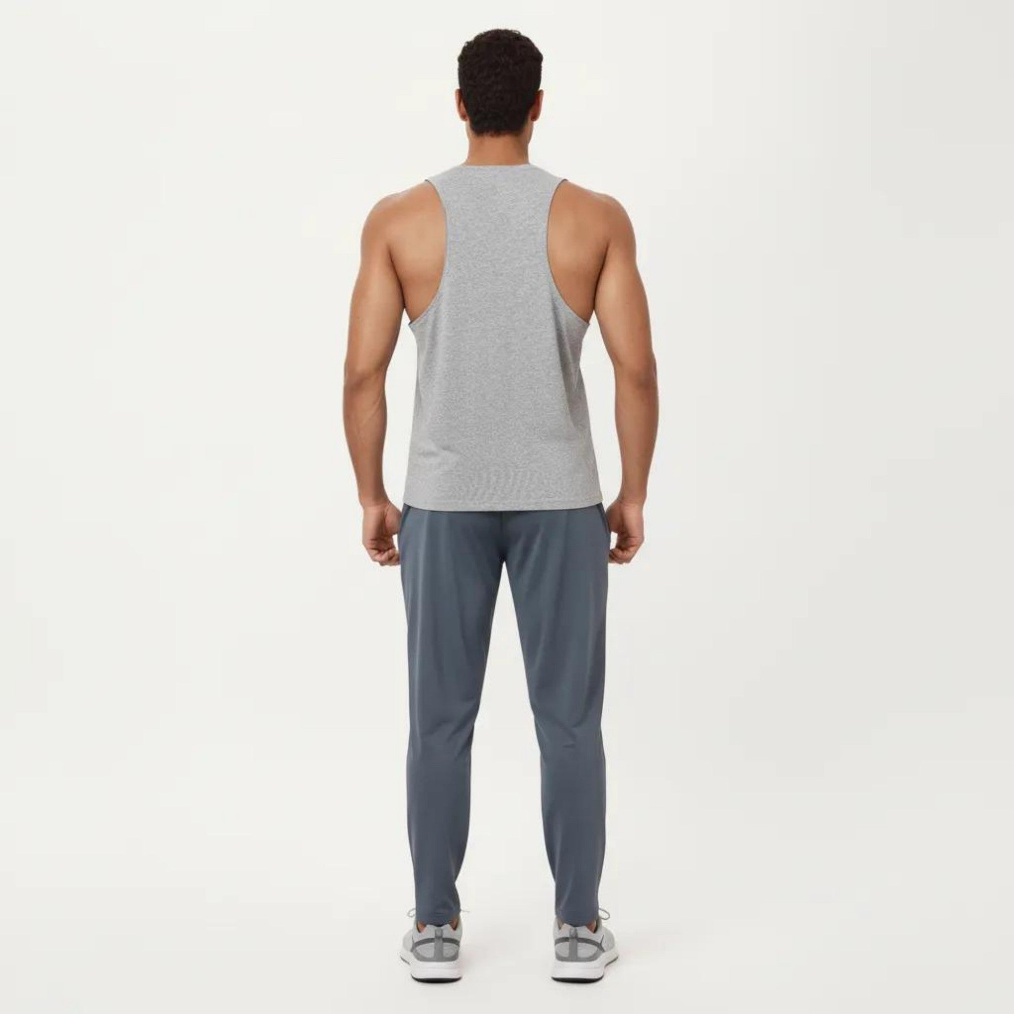 Anna-Kaci Men's Sleeveless Performance Tank Top with Lightweight Stretch and Athletic Fit