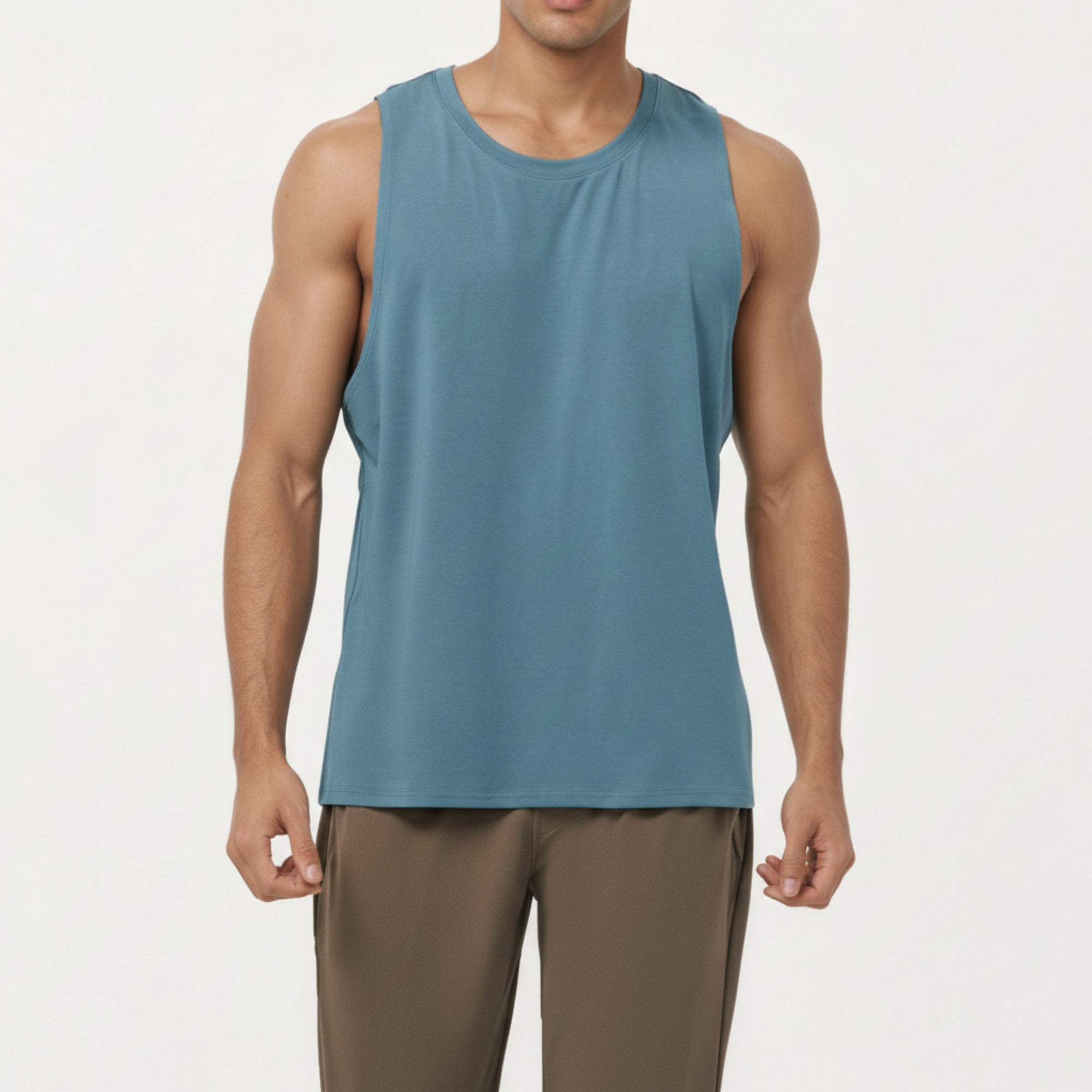 Anna-Kaci Men's Sleeveless Performance Tank Top with Lightweight Stretch and Athletic Fit