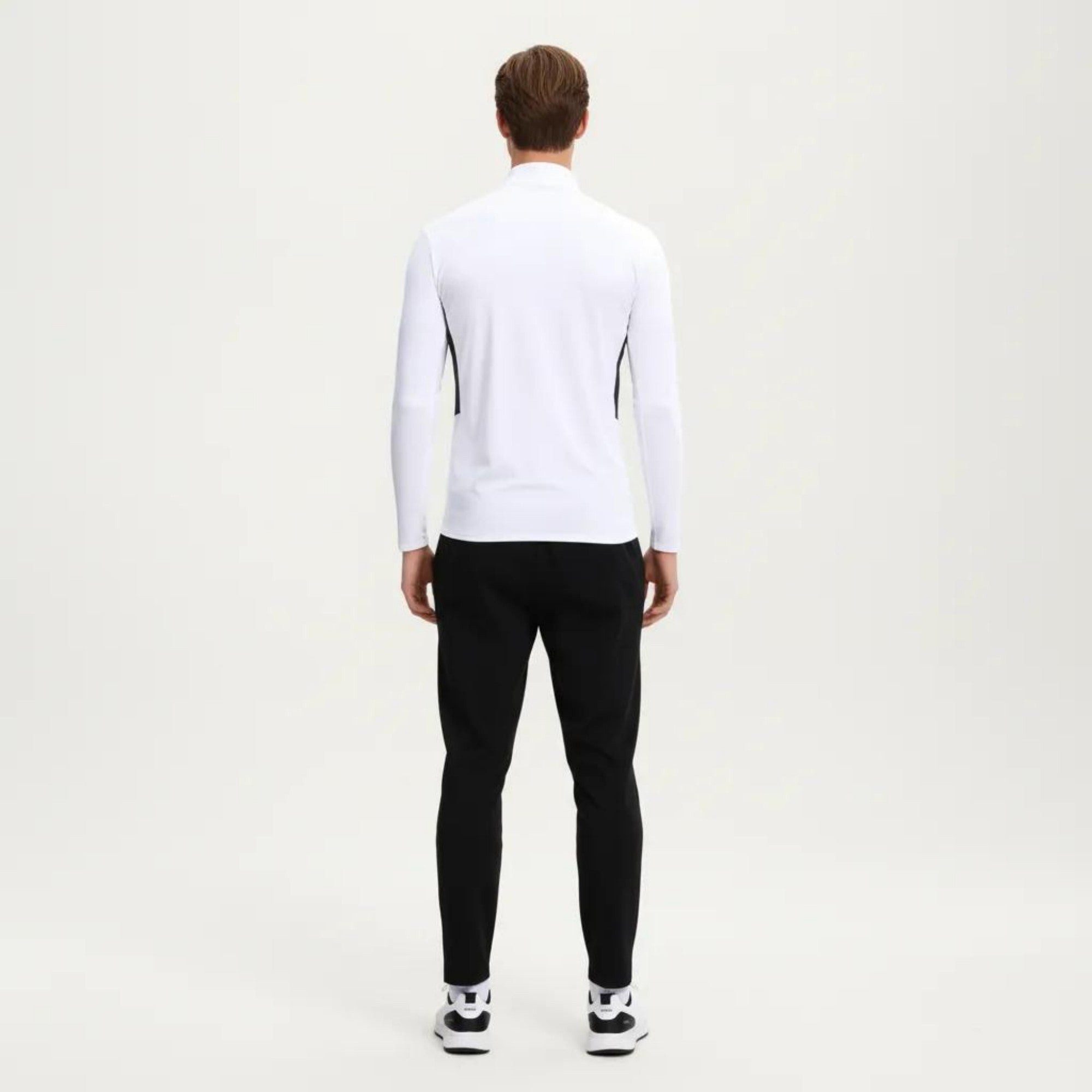 Anna-Kaci Active Men's Long Sleeve Half Zip Performance Top with Lightweight Stretch Knit Fabric