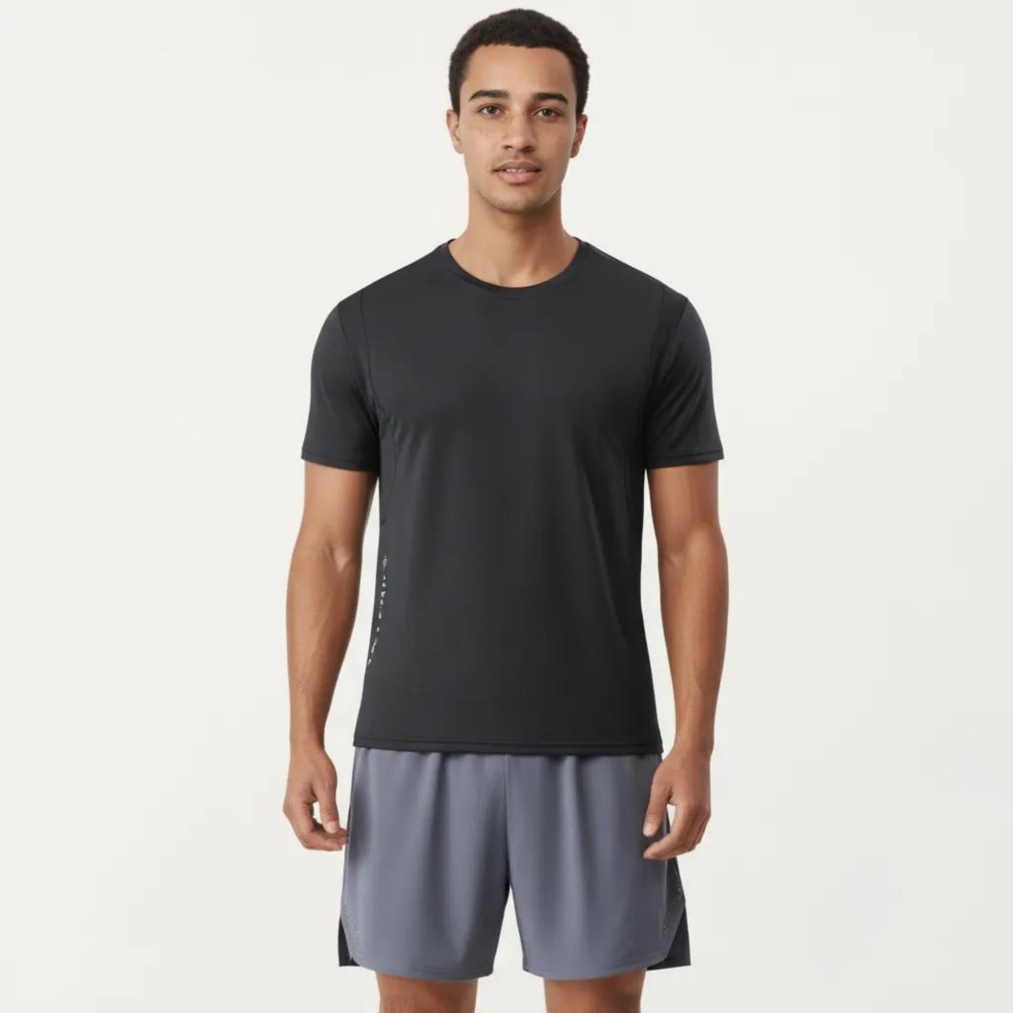 Anna-Kaci Active Men's Short Sleeve Crew Neck Performance Tee with Lightweight Stretch Knit Fabric