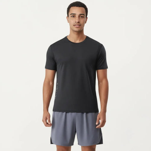 Anna-Kaci Active Men's Short Sleeve Crew Neck Performance Tee with Lightweight Stretch Knit Fabric