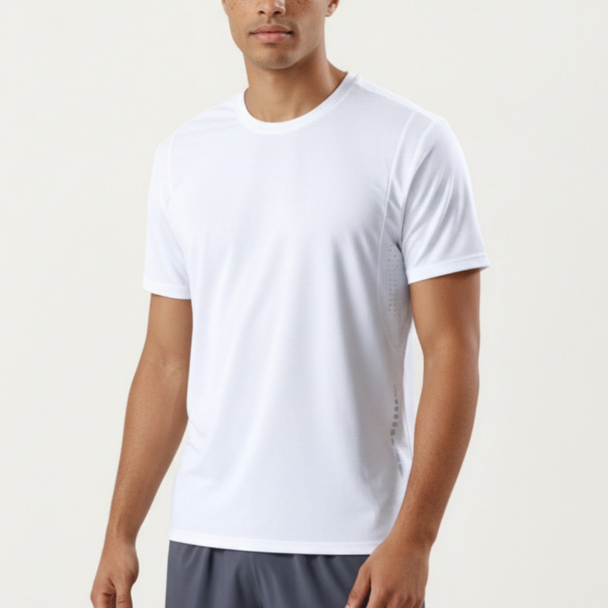 Anna-Kaci Active Men's Short Sleeve Crew Neck Performance Tee with Lightweight Stretch Knit Fabric