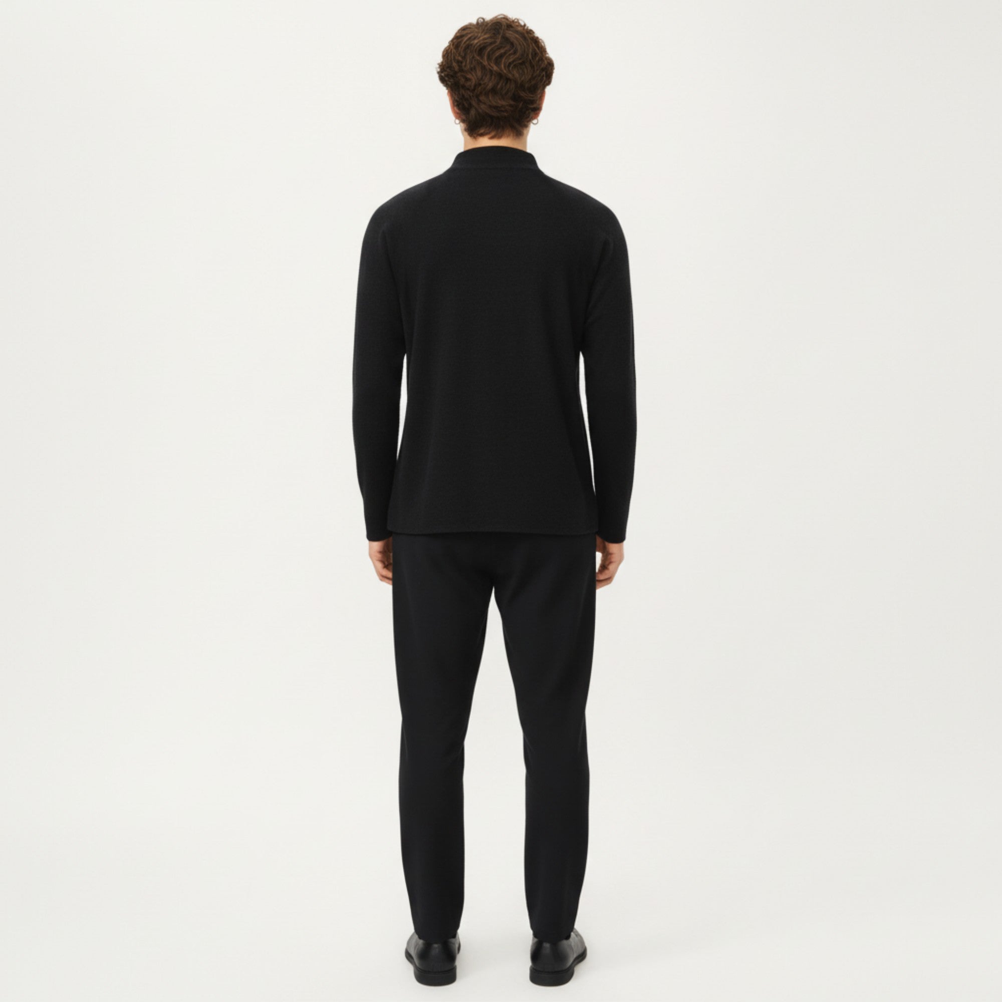 Anna-Kaci Active Men's Long Sleeve Half Zip Pullover Top with Lightweight Stretch Knit Fabric