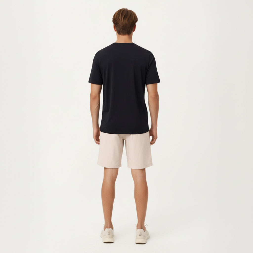Anna-Kaci Active Men's Short Sleeve Crew Neck Performance T Shirt with Lightweight Stretch Fabric