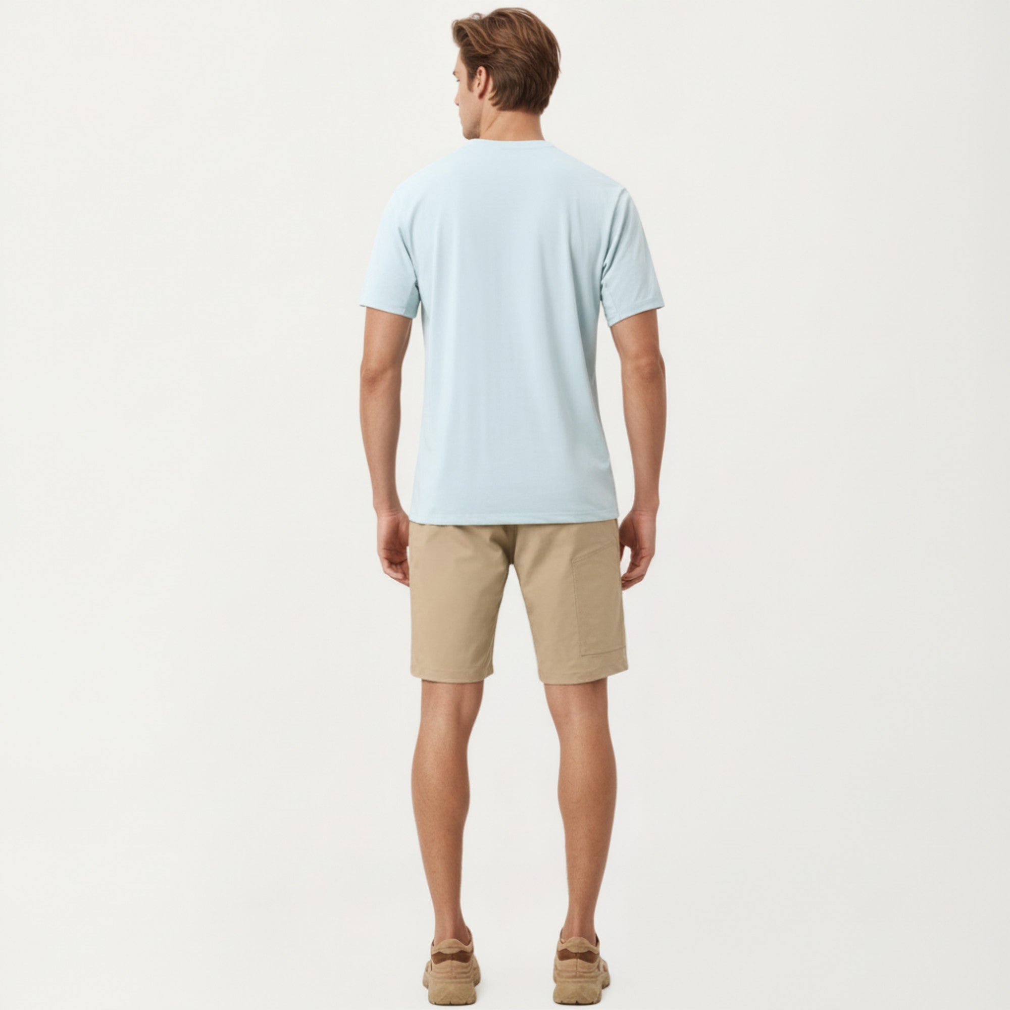 Anna-Kaci Active Men's Short Sleeve Crew Neck Performance T Shirt with Lightweight Stretch Fabric