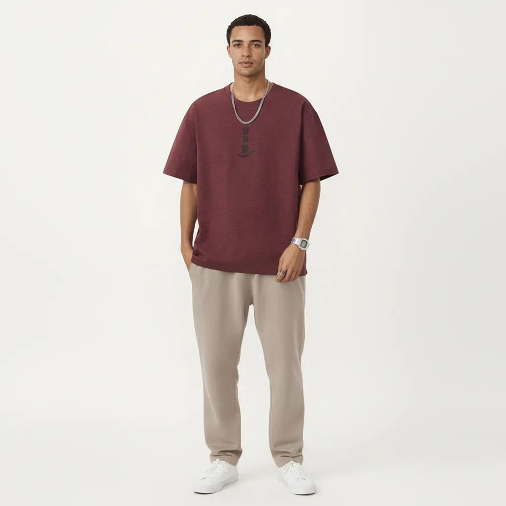 Anna-Kaci Men's Short Sleeve Graphic T-Shirt with Relaxed Fit