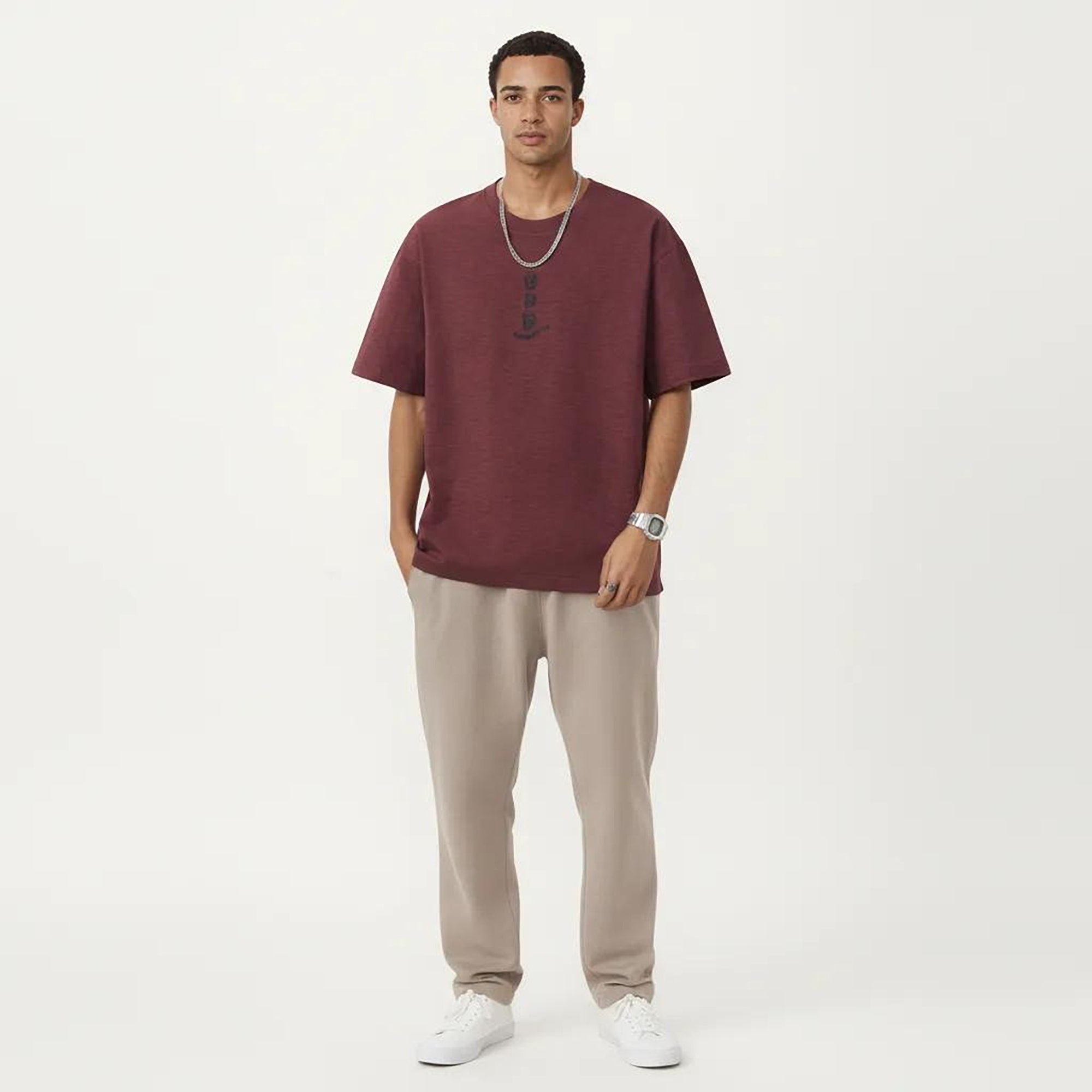Anna-Kaci Men's Short Sleeve Graphic T-Shirt with Relaxed Fit