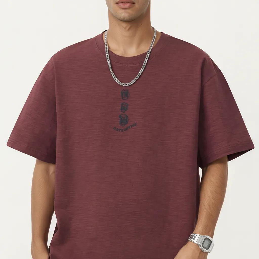 Anna-Kaci Men's Short Sleeve Graphic T-Shirt with Relaxed Fit
