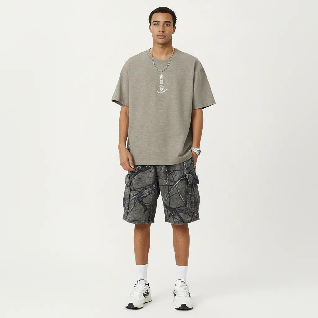 Anna-Kaci Men's Short Sleeve Graphic T-Shirt with Relaxed Fit
