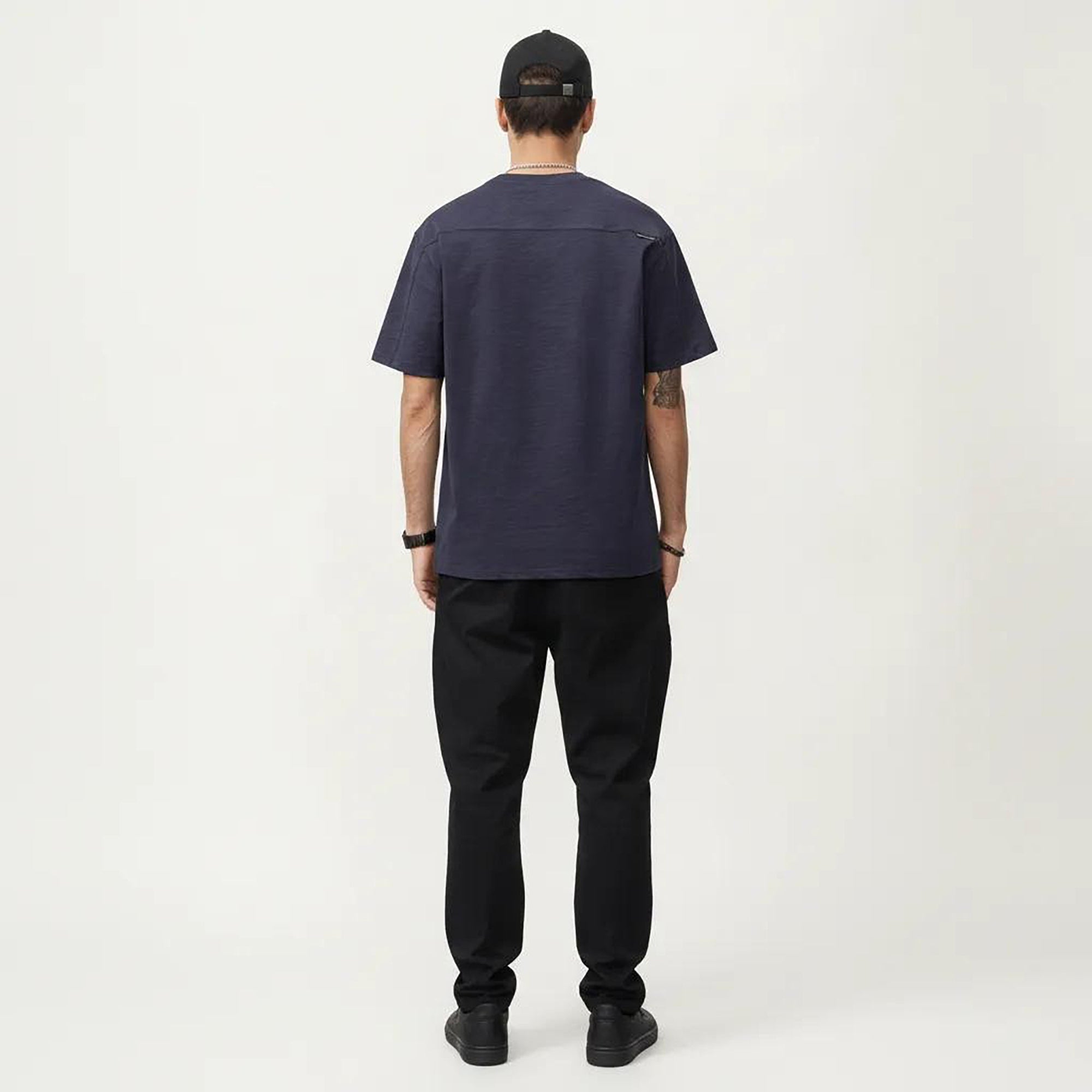 Anna-Kaci Men's Short Sleeve Pocket T-Shirt with Relaxed Fit