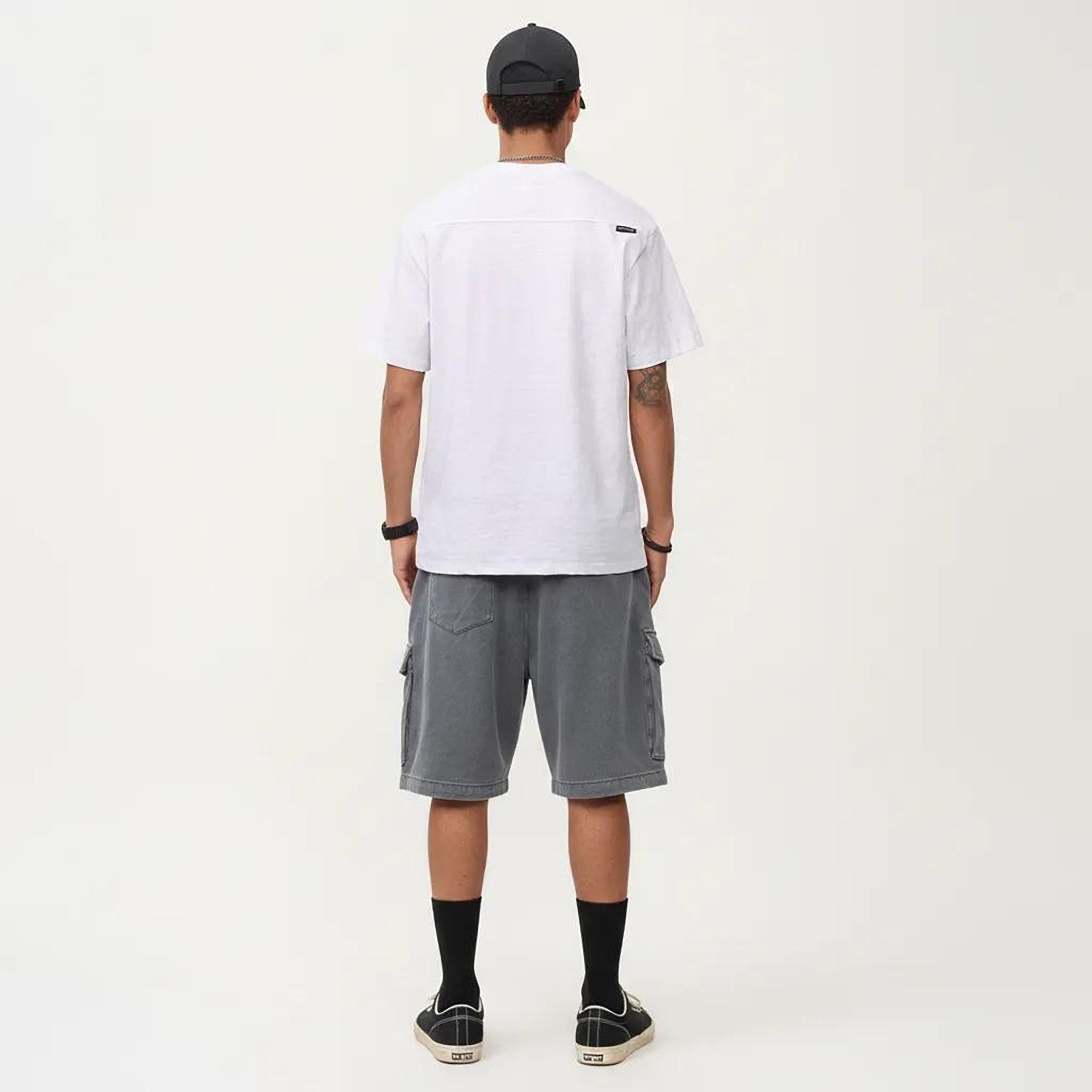 Anna-Kaci Men's Short Sleeve Pocket T-Shirt with Relaxed Fit