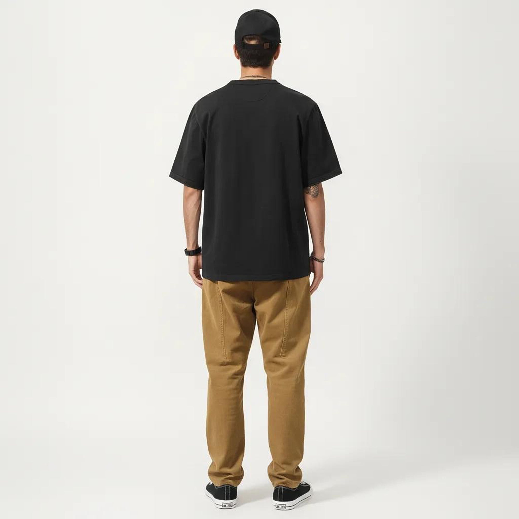 Anna-Kaci Men's Short Sleeve Henley T-Shirt with Button Placket