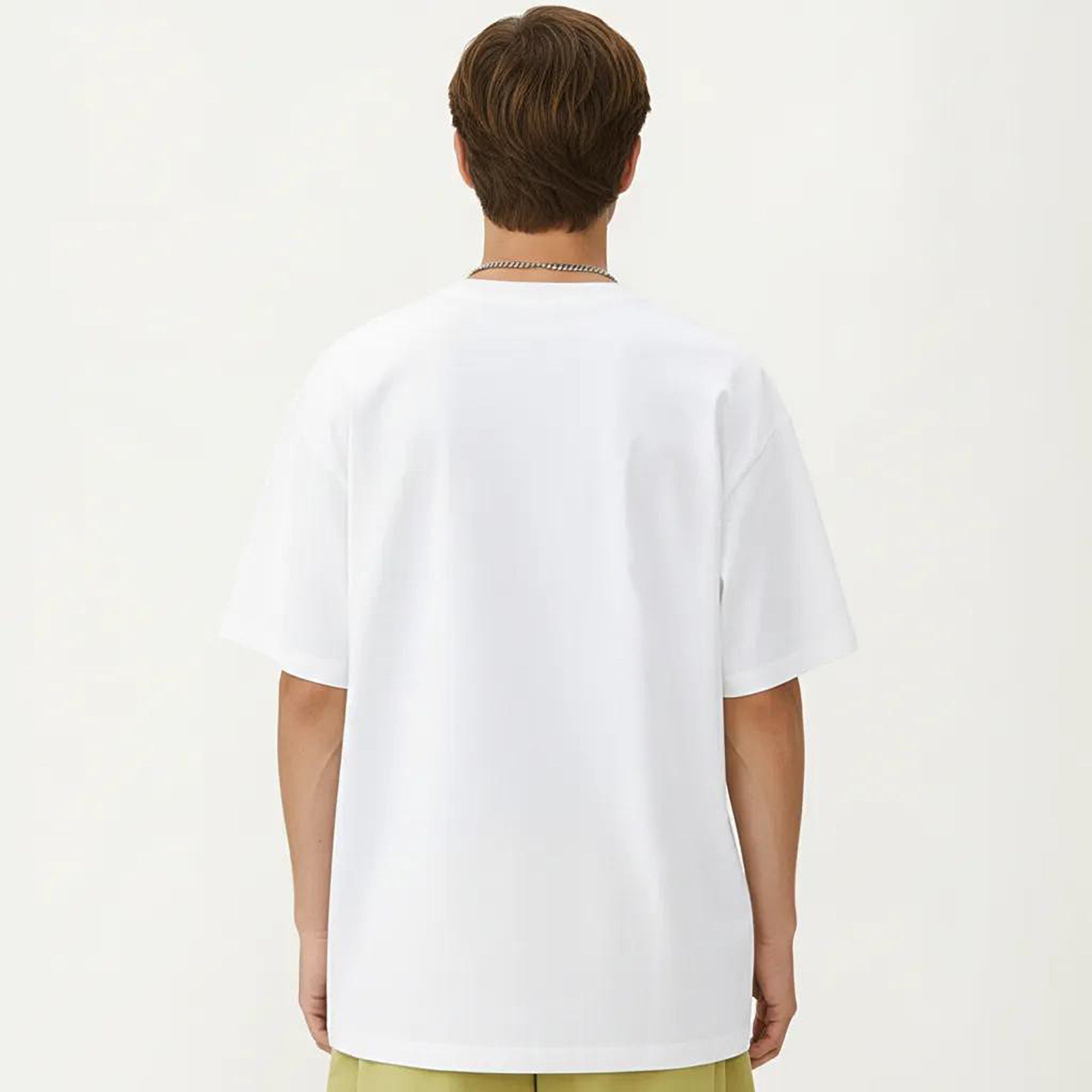 Anna-Kaci Men's Short Sleeve Graphic T-Shirt with Minimal Embroidered Details