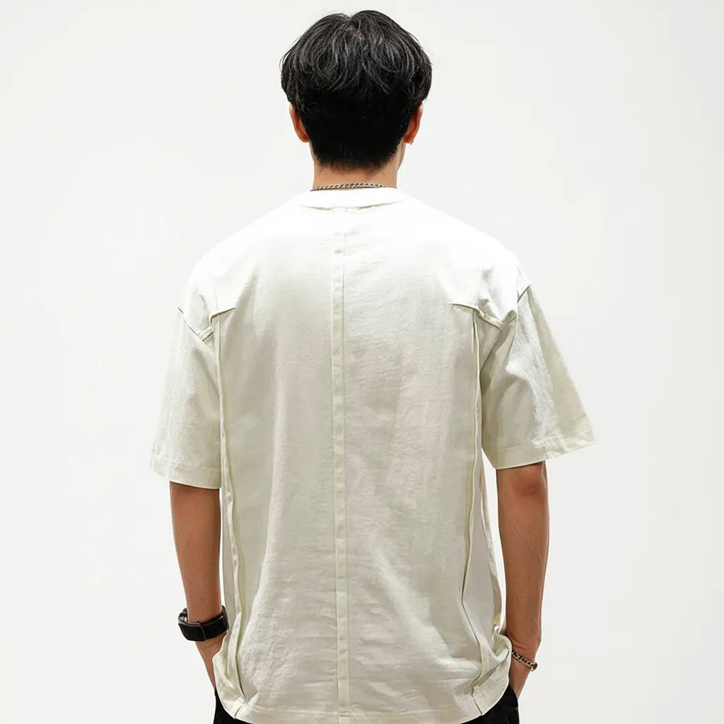 Anna-Kaci Men's Short Sleeve Crew Neck Essential T-Shirt with Relaxed Fit