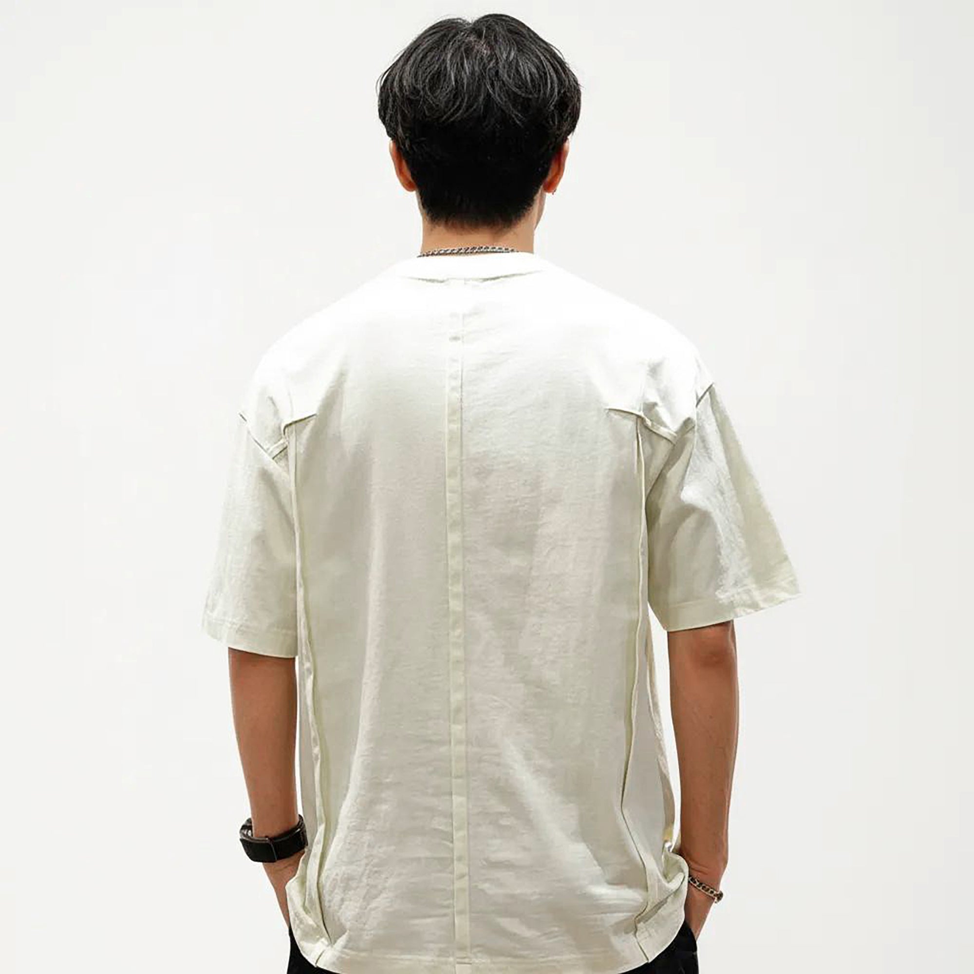Anna-Kaci Men's Short Sleeve Crew Neck Essential T-Shirt with Relaxed Fit