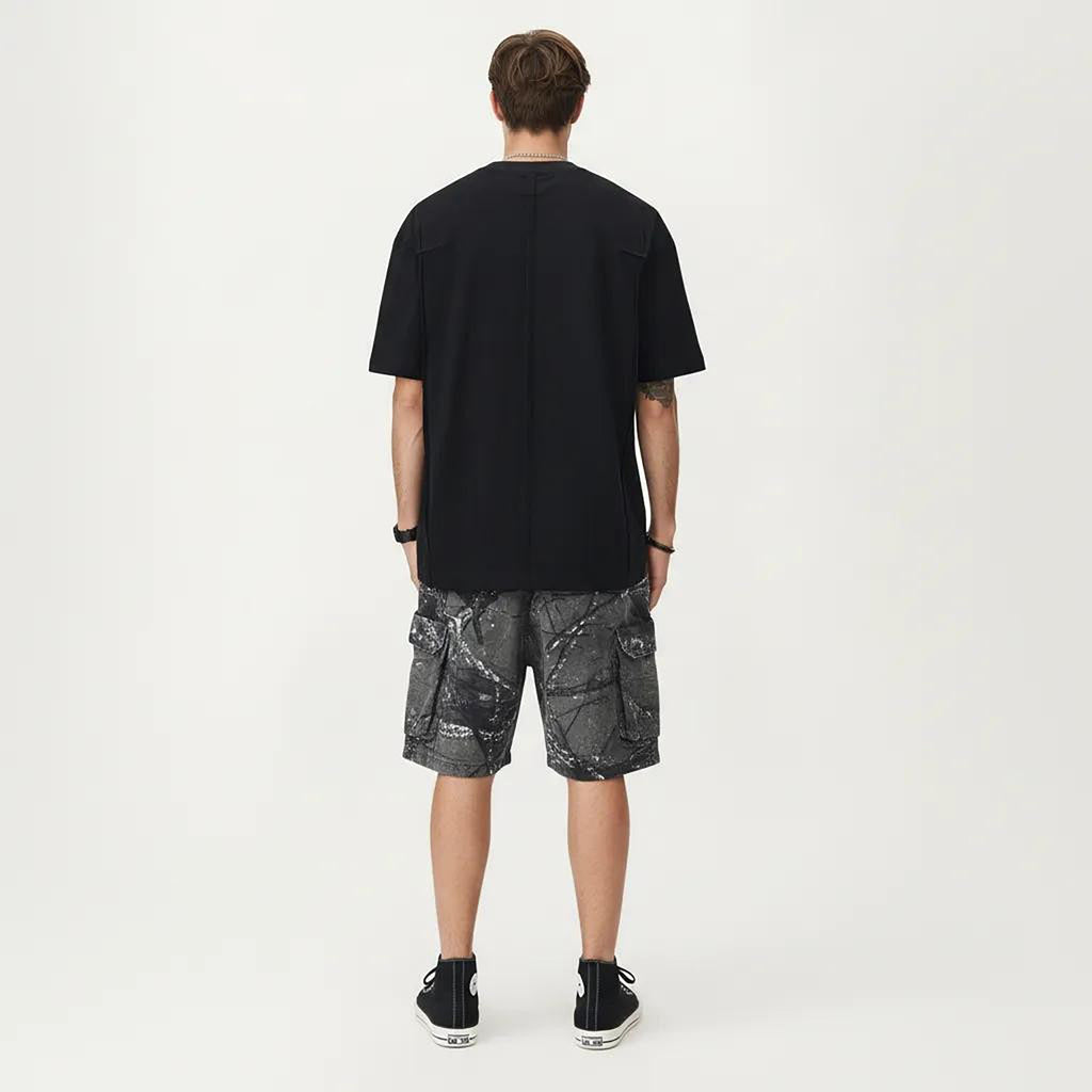 Anna-Kaci Men's Short Sleeve Crew Neck Essential T-Shirt with Relaxed Fit