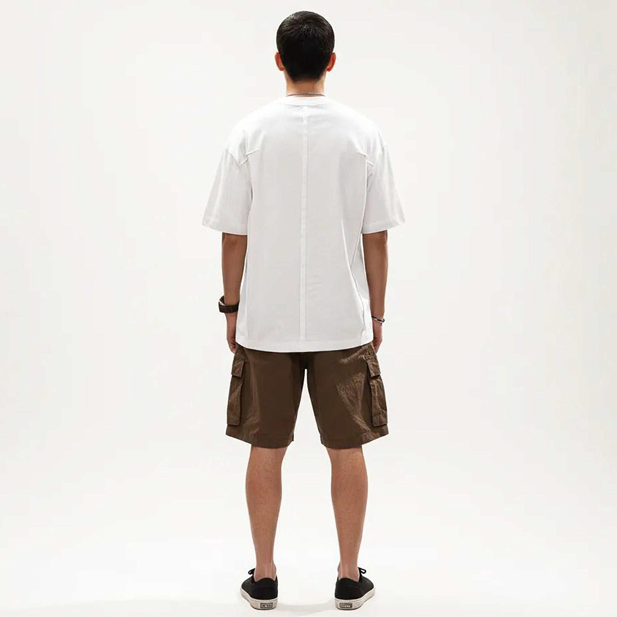 Anna-Kaci Men's Short Sleeve Crew Neck Essential T-Shirt with Relaxed Fit