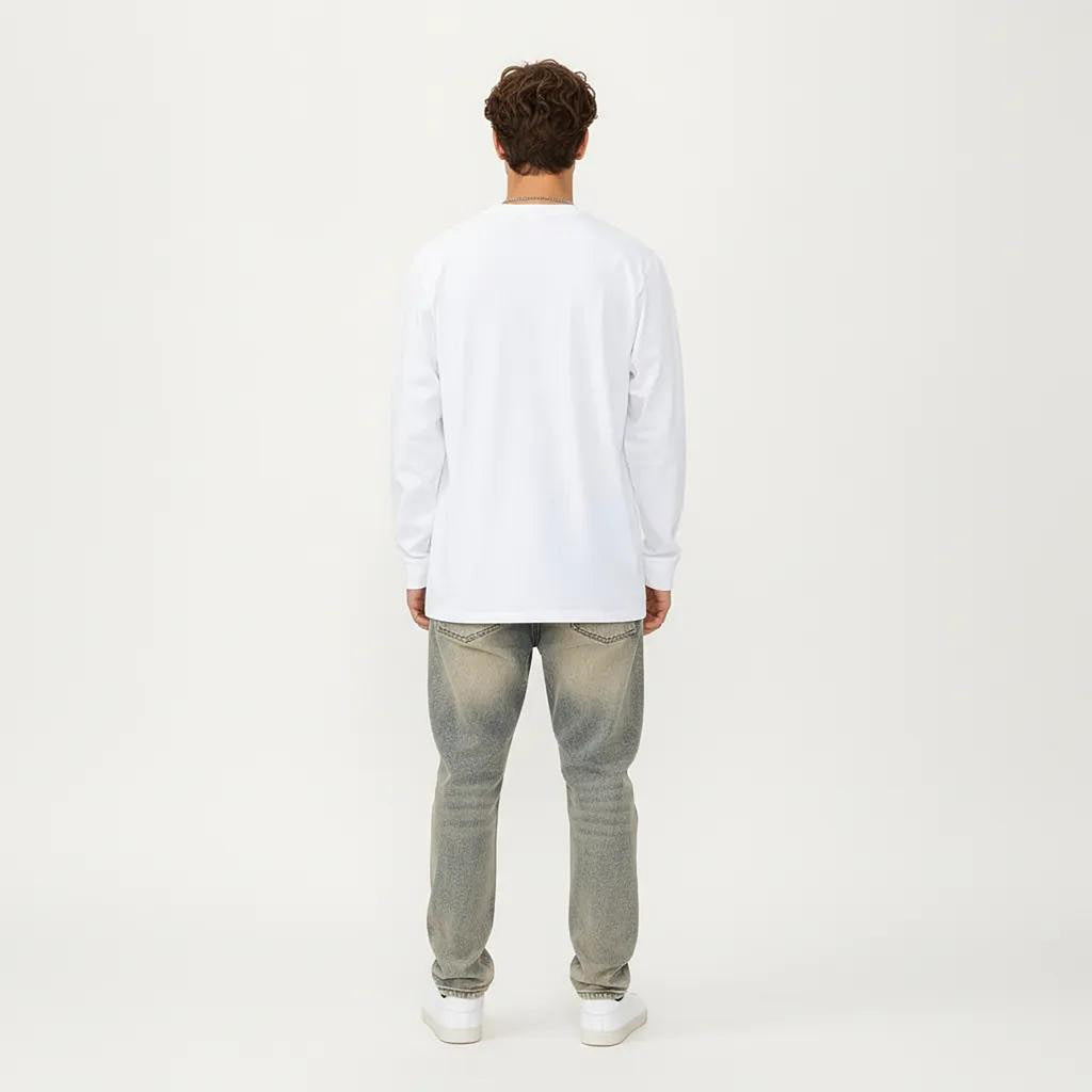 Anna-Kaci Men's Long Sleeve Crew Neck Pullover Top with Relaxed Fit and Soft Knit Feel