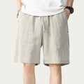 Anna-Kaci Men's Drawstring Waist Relaxed Fit Casual Shorts with Lightweight Woven Feel