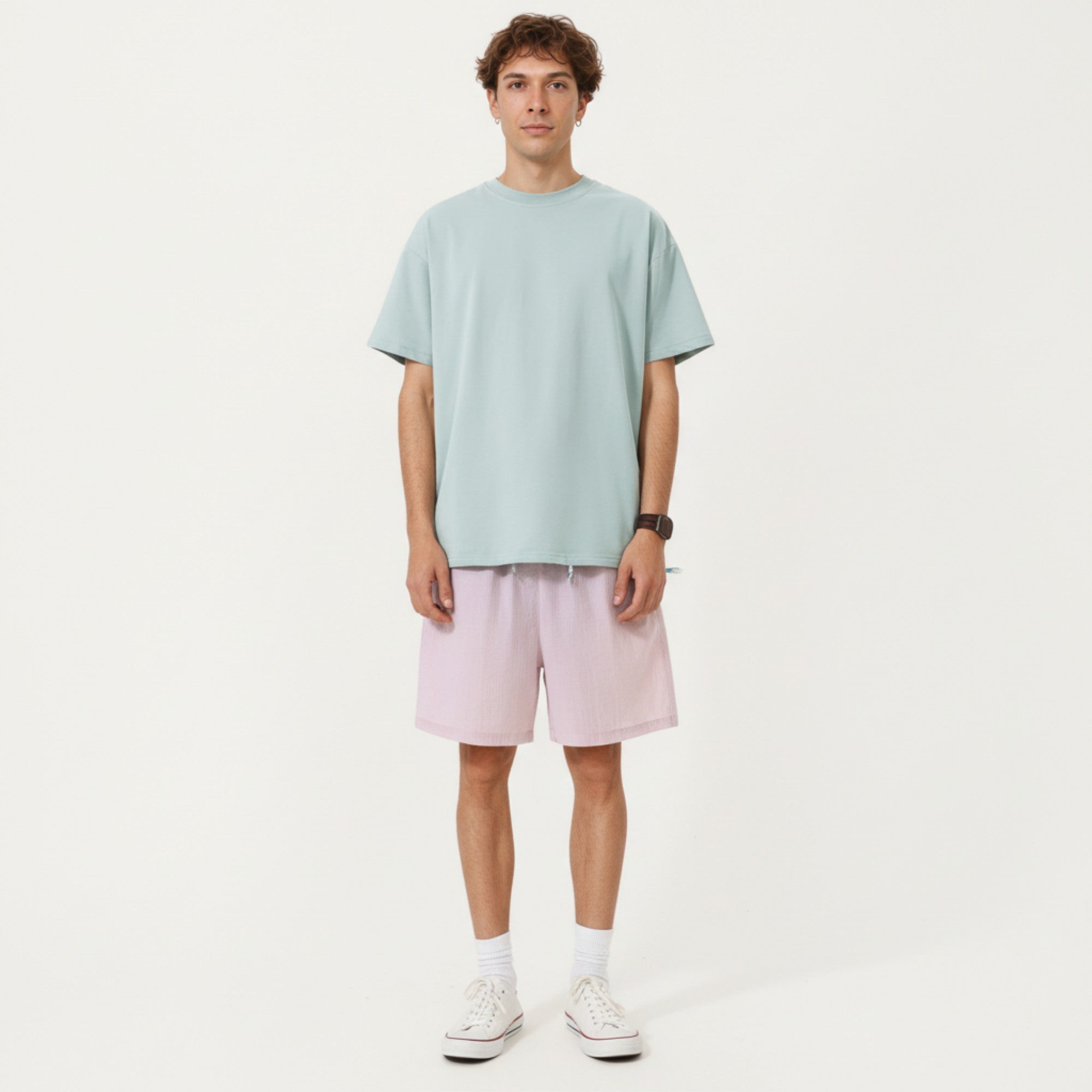Anna-Kaci Men's Short Sleeve T-Shirt with Relaxed Fit Soft Lightweight Breathable Everyday Essential Top