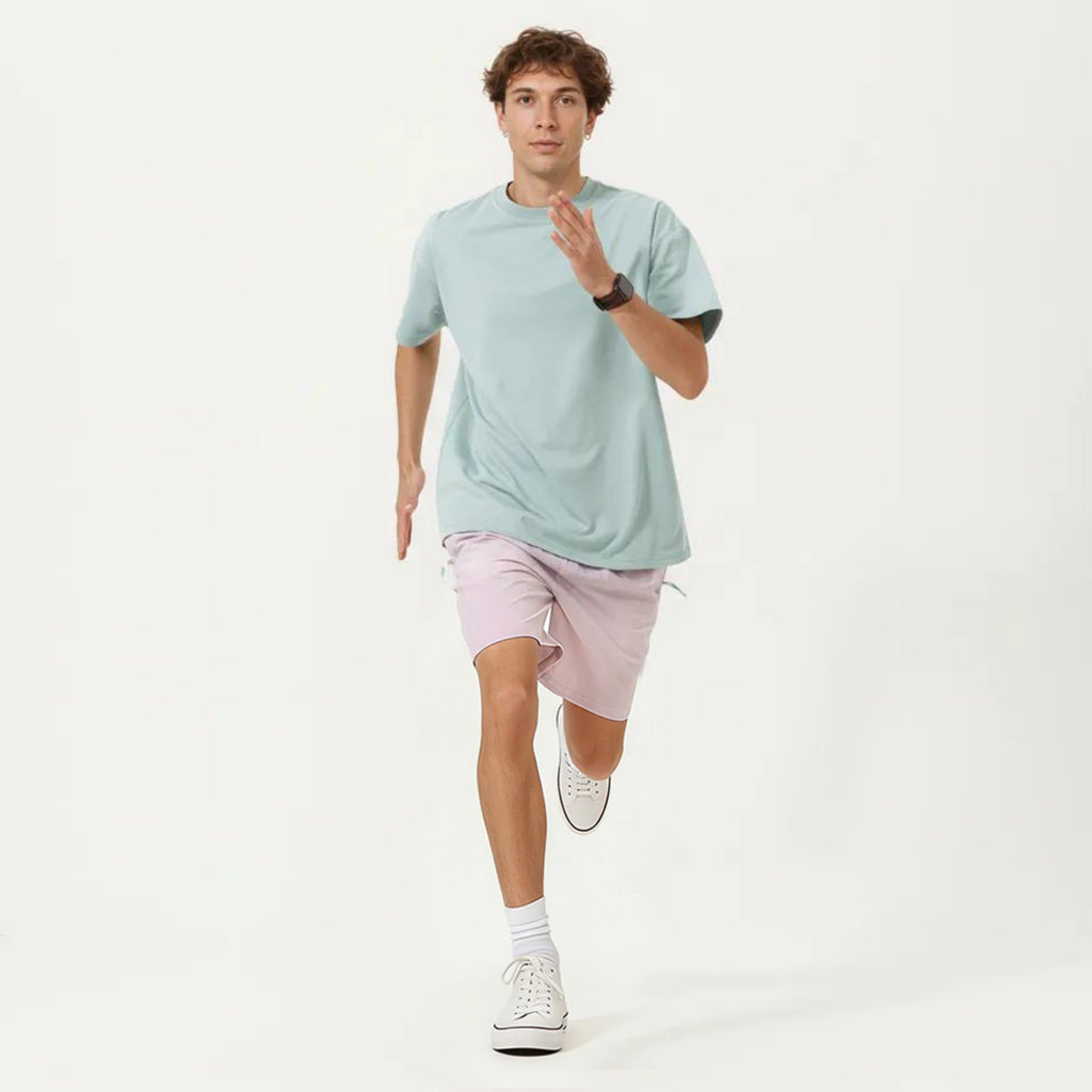 Anna-Kaci Men's Short Sleeve T-Shirt with Relaxed Fit Soft Lightweight Breathable Everyday Essential Top