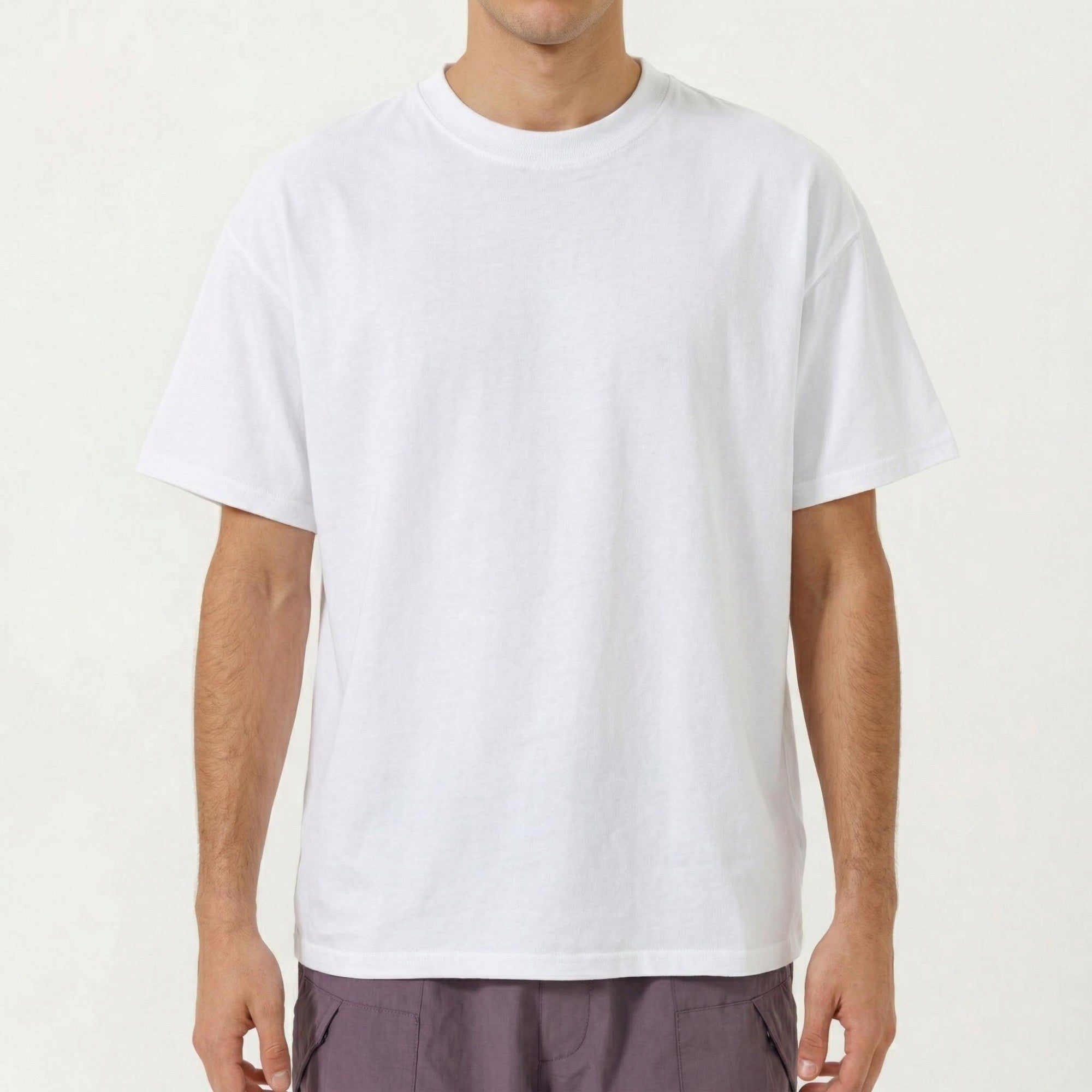 Anna-Kaci Men's Short Sleeve T-Shirt with Relaxed Fit Soft Lightweight Breathable Everyday Essential Top