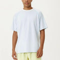 Anna-Kaci Men's Short Sleeve Athletic T-Shirt with Contrast Panel Design Breathable Performance Top