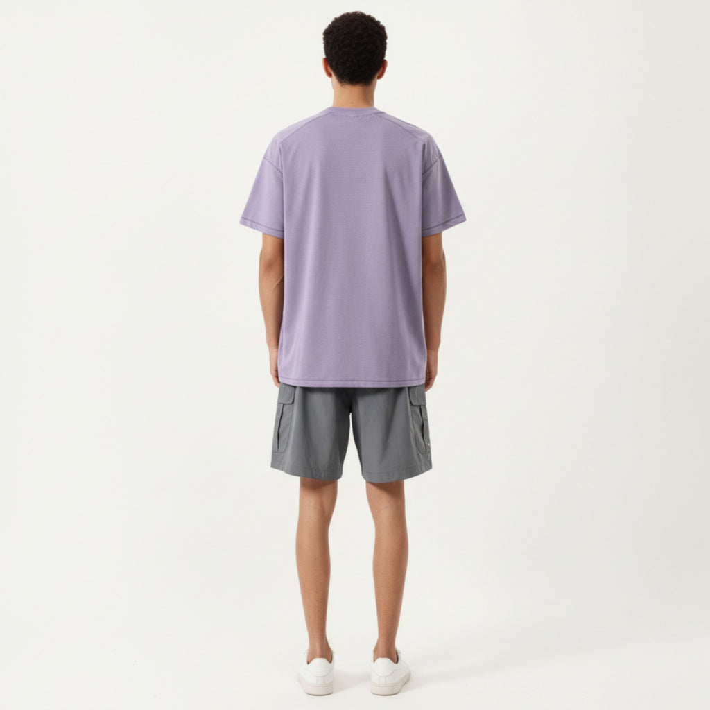 Anna-Kaci Men's Short Sleeve Oversized T-Shirt with Relaxed Fit Soft Lightweight Everyday Essential Top