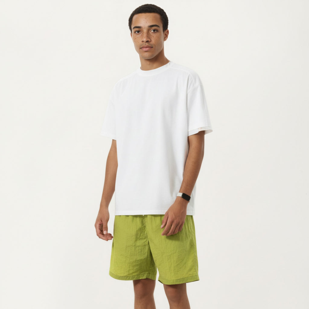 Anna-Kaci Men's Short Sleeve Oversized T-Shirt with Relaxed Fit Soft Lightweight Everyday Essential Top
