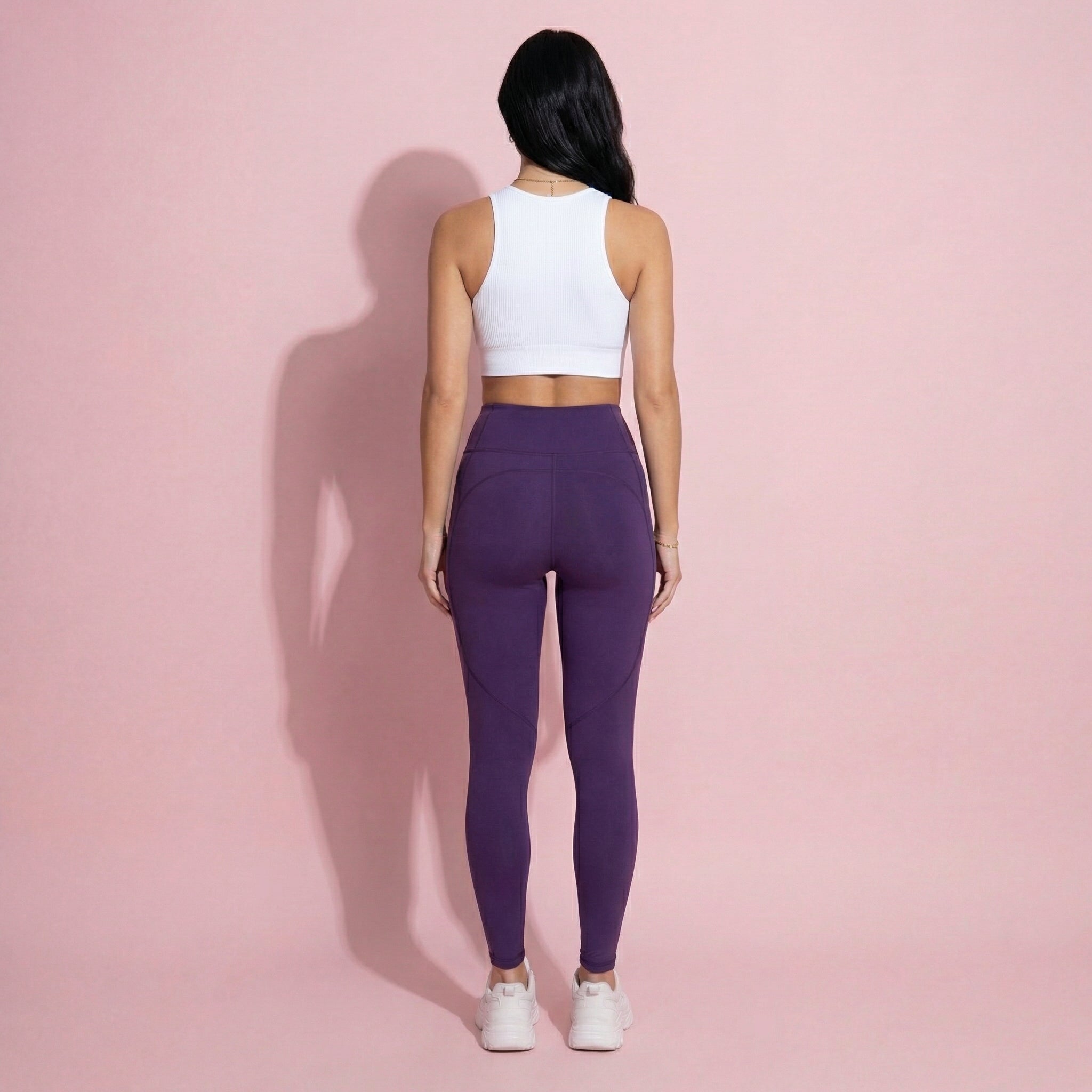 Anna-Kaci Active Women's High Waist Full Length Leggings with Smooth Stretch Fabric and Contoured Fit