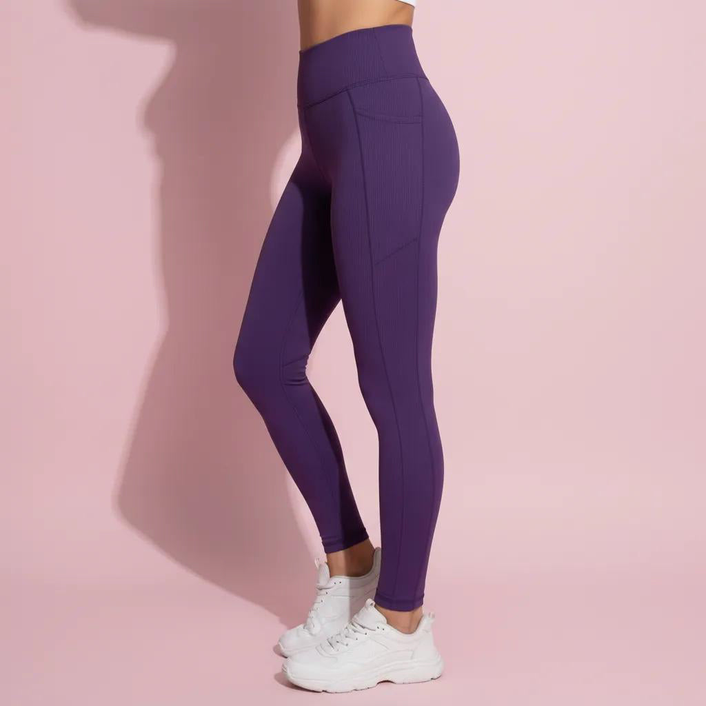 Anna-Kaci Active Women's High Waist Full Length Leggings with Smooth Stretch Fabric and Contoured Fit