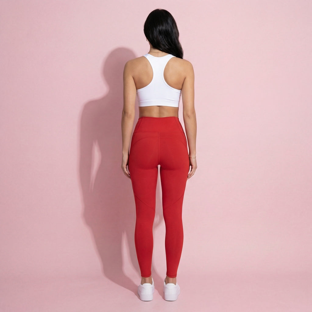 Anna-Kaci Active Women's High Waist Full Length Leggings with Smooth Stretch Fabric and Contoured Fit