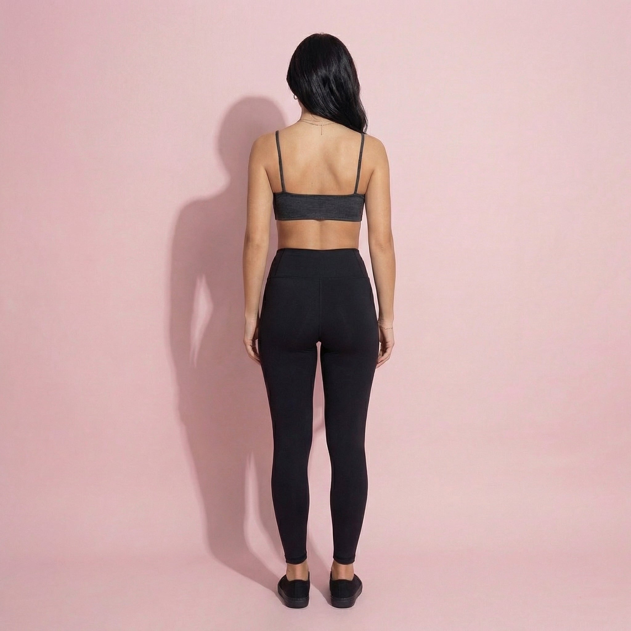 Anna-Kaci Active Women's Seamless Rib Knit Bralette Top with Adjustable Spaghetti Straps