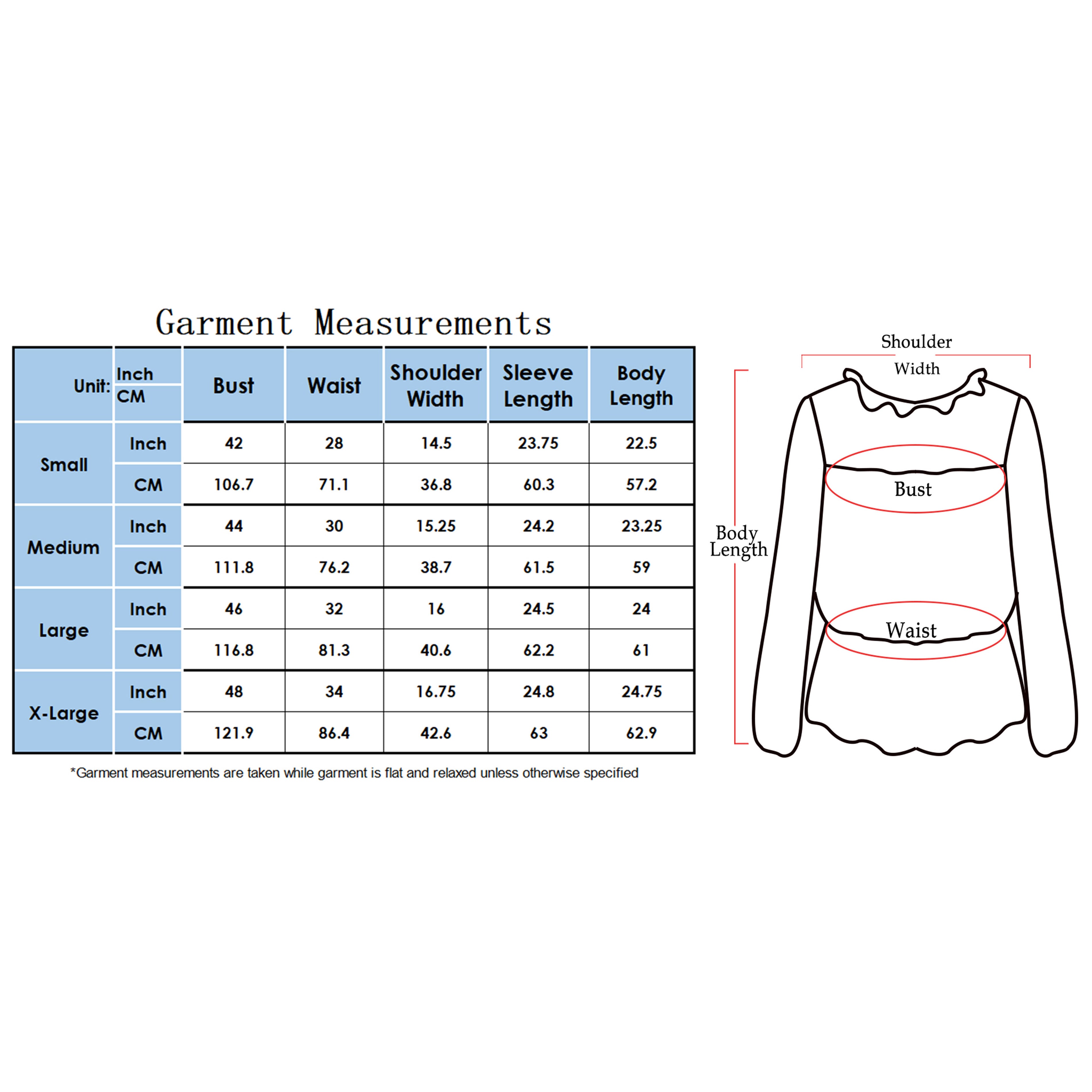 Anna-Kaci Women's Long Sleeve Blouse with Ruffle Neckline and Cinched Waist Detail