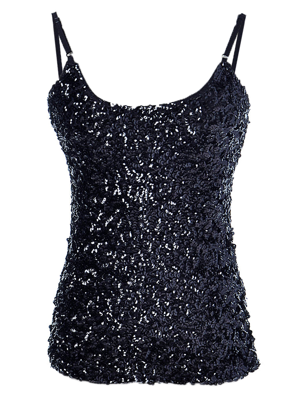 Camisola brillante con lentejuelas brillantes 