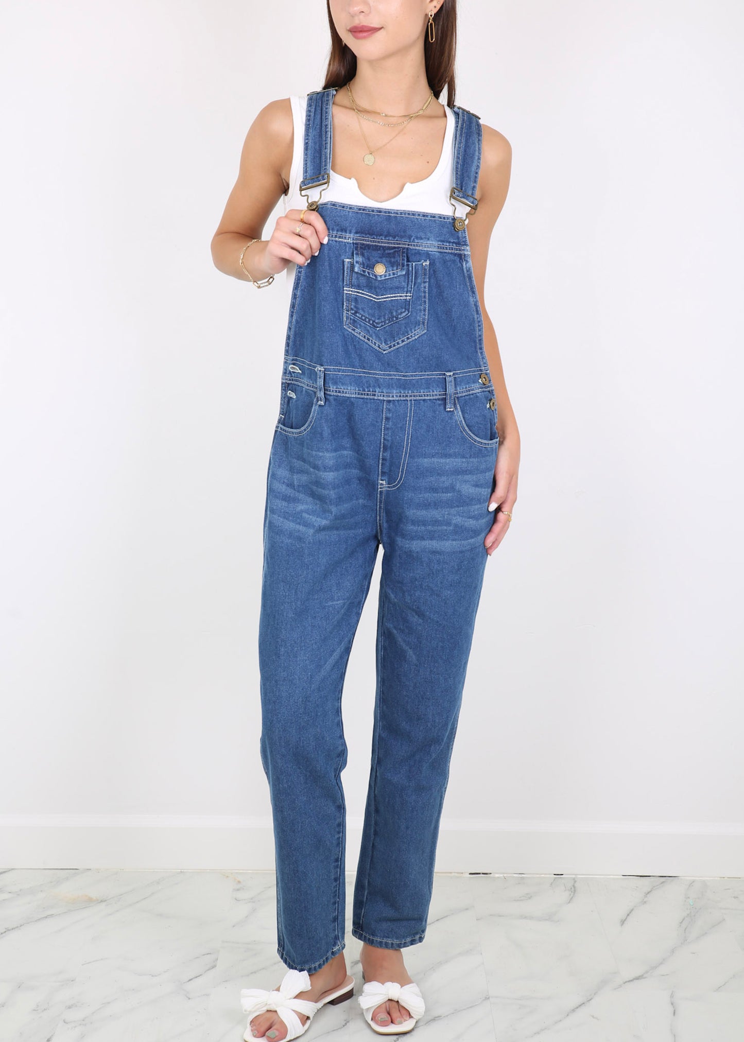 Vintage Straight-Leg Overalls