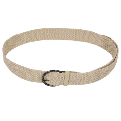 Anna-Kaci Chic Woven Womens Belt with Alloy Buckle