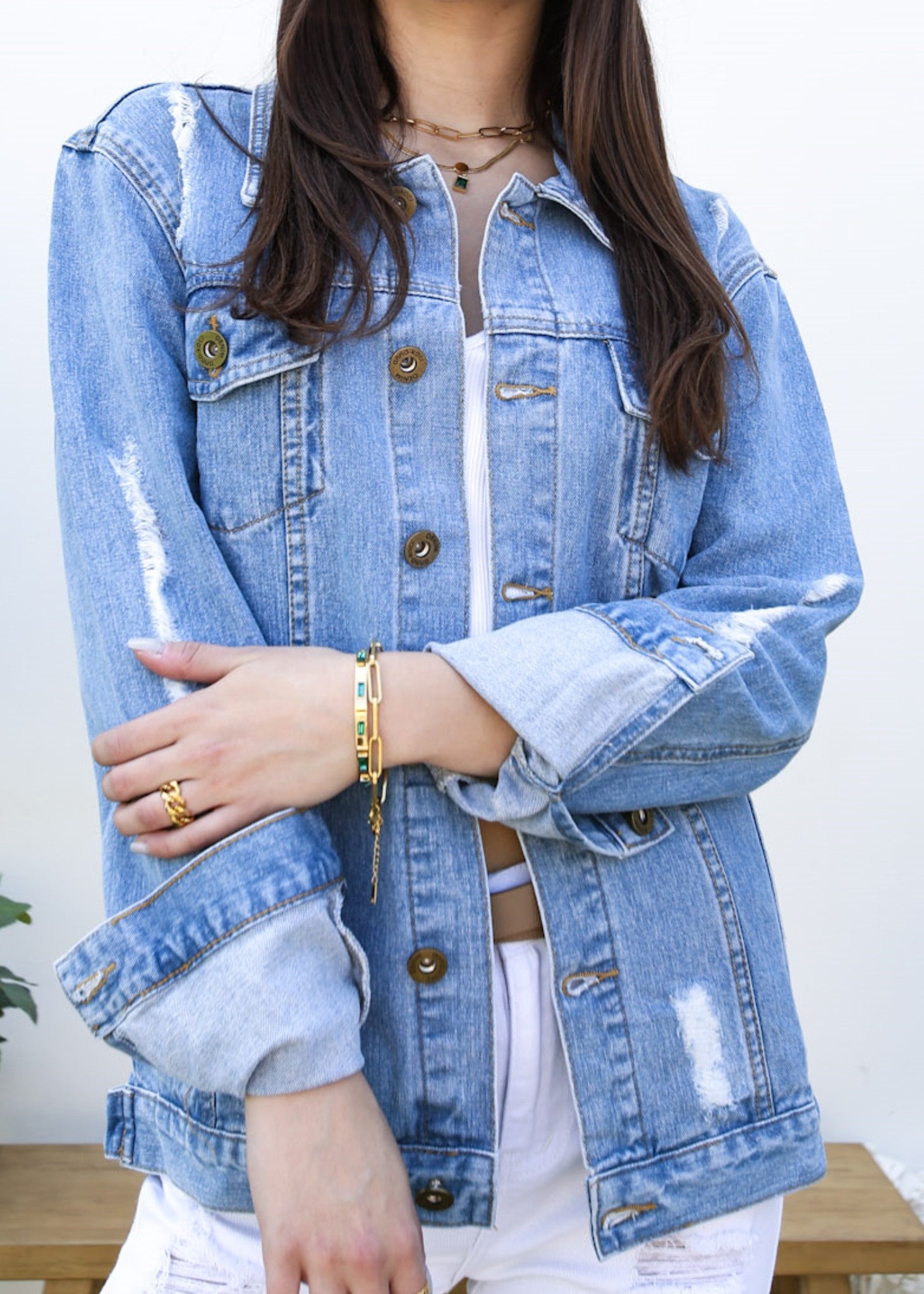 Chaqueta vaquera de mezclilla que no es la de tu novio 