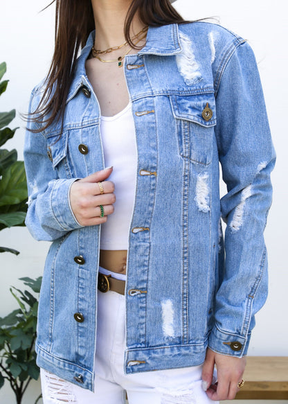 Chaqueta vaquera de mezclilla que no es la de tu novio 