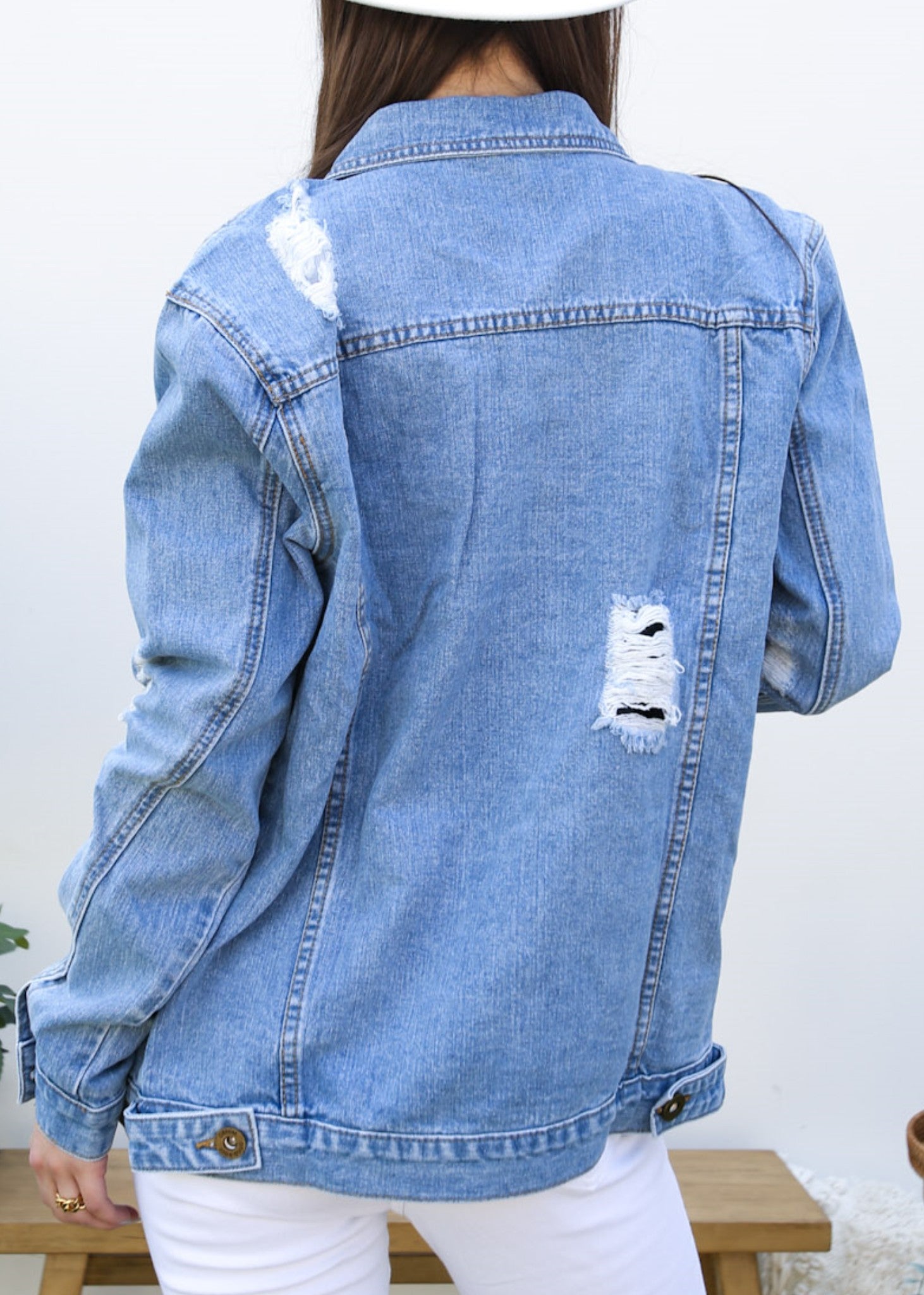Chaqueta vaquera de mezclilla que no es la de tu novio 