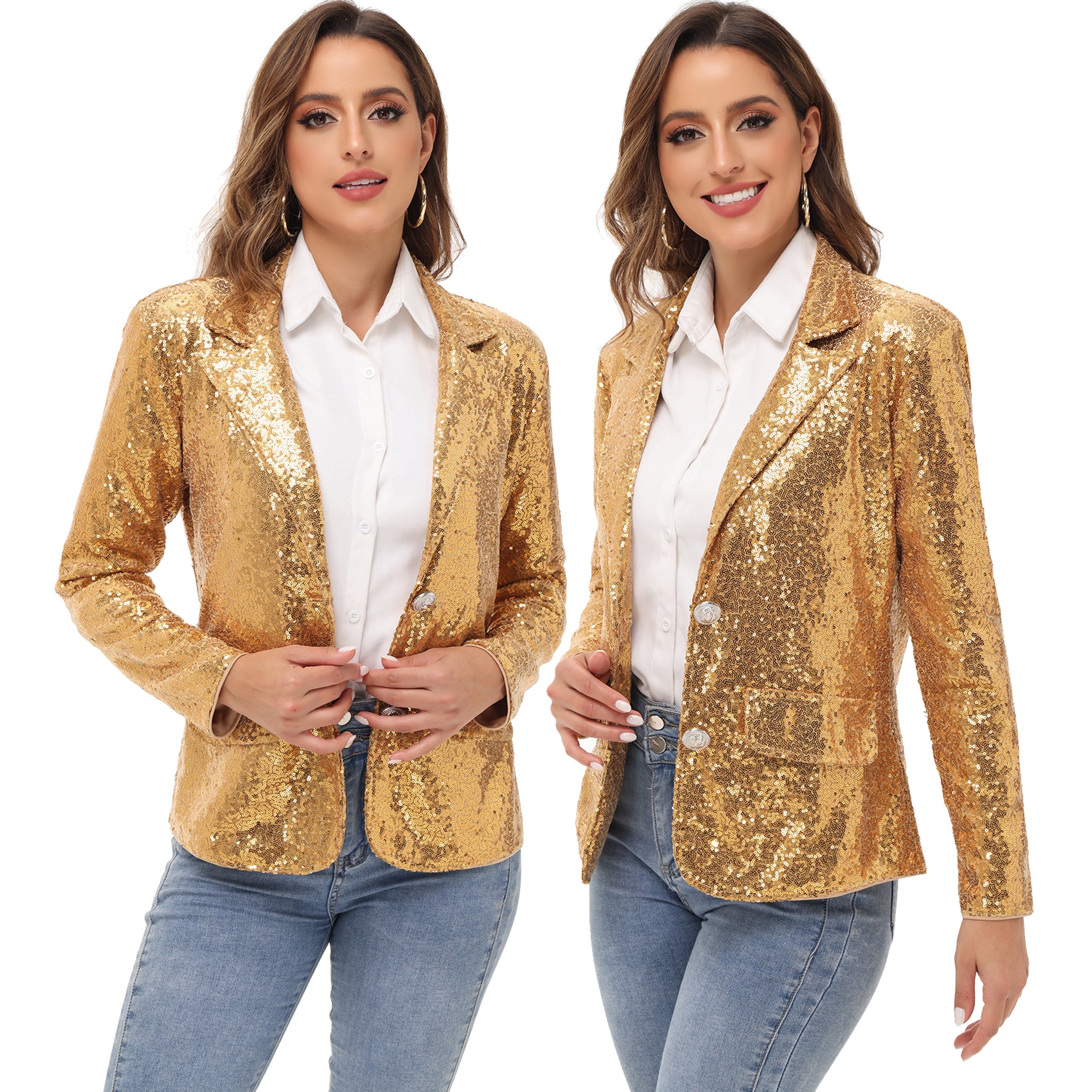 Sparkle Sequin Blazer Jacket