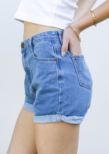 Vintage High Waisted Jean Shorts