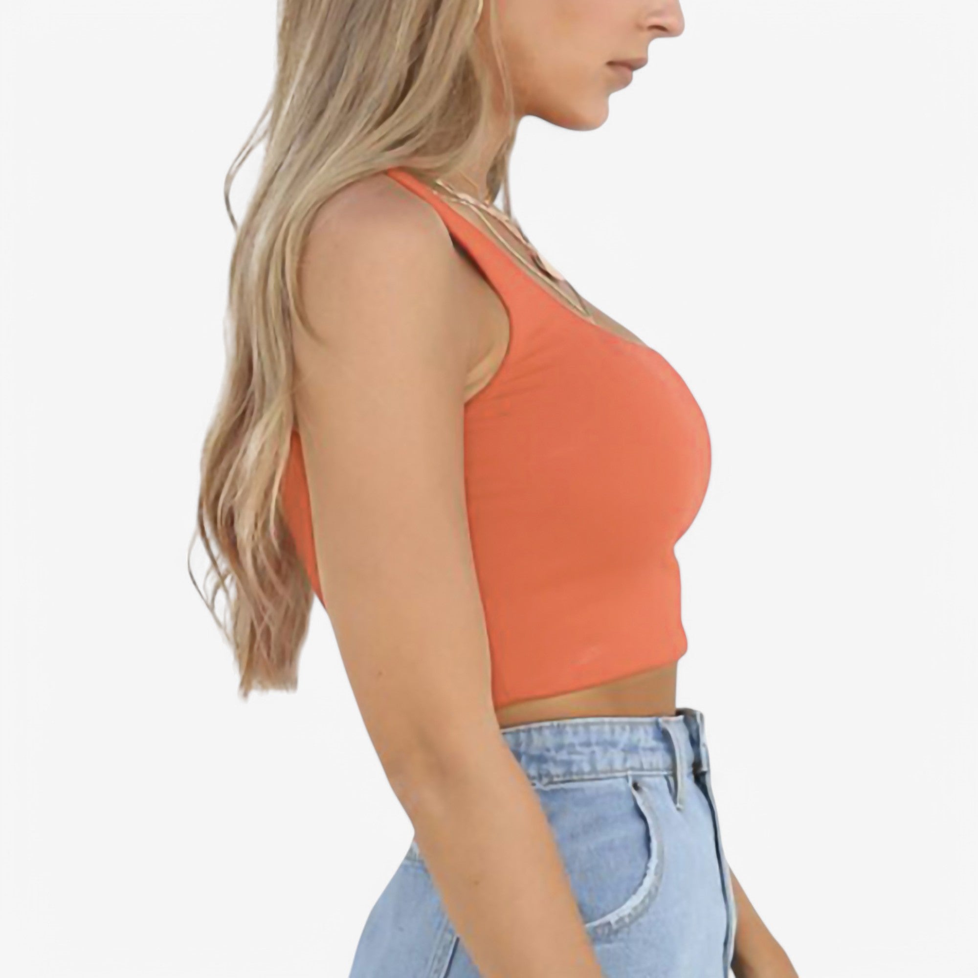 Anna-Kaci Women's One-Shoulder Ribbed Crop Top with Stretch Fit