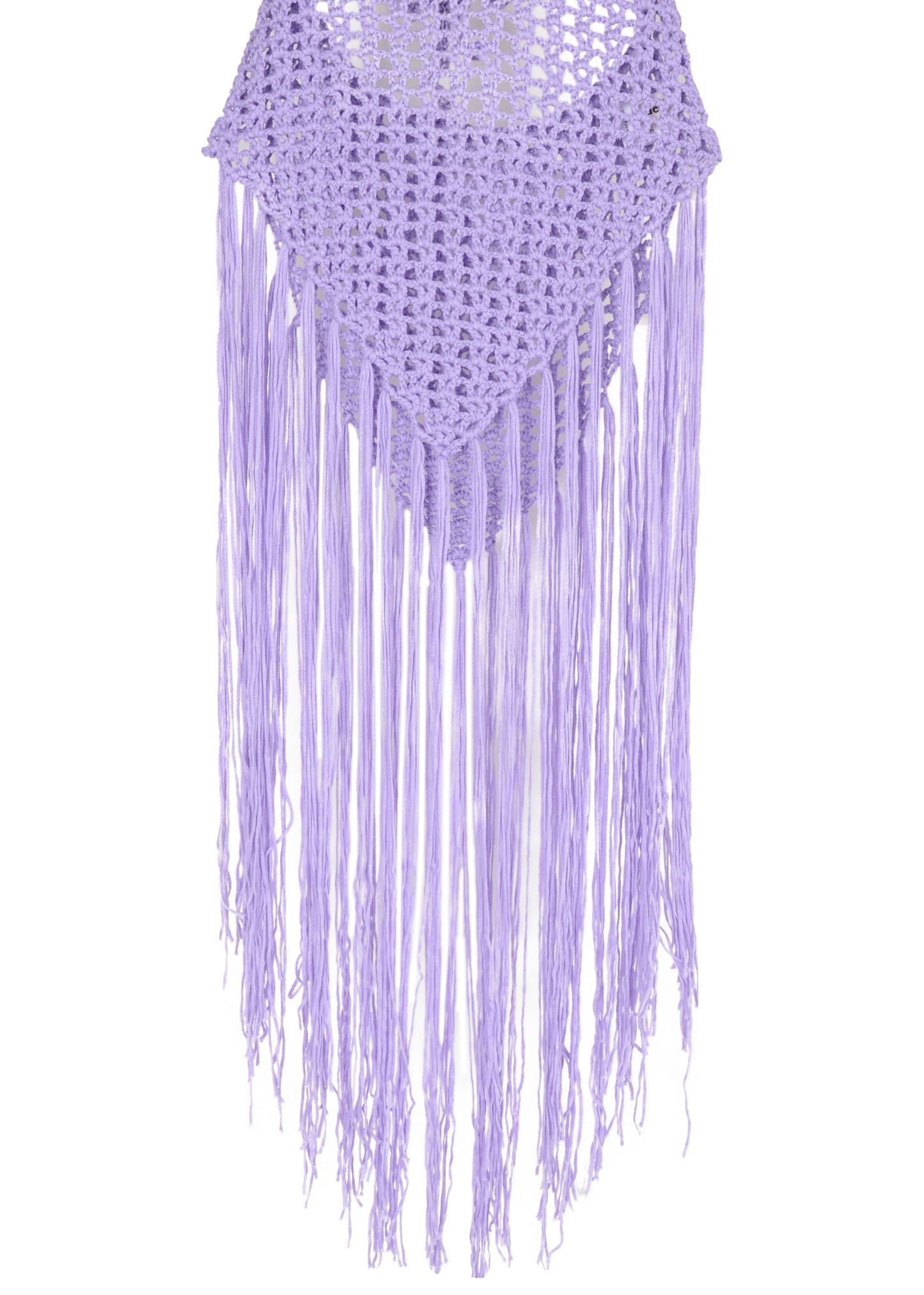 Halter Crochet Tassel Swimwear Beach Dress Bikini Cover Up