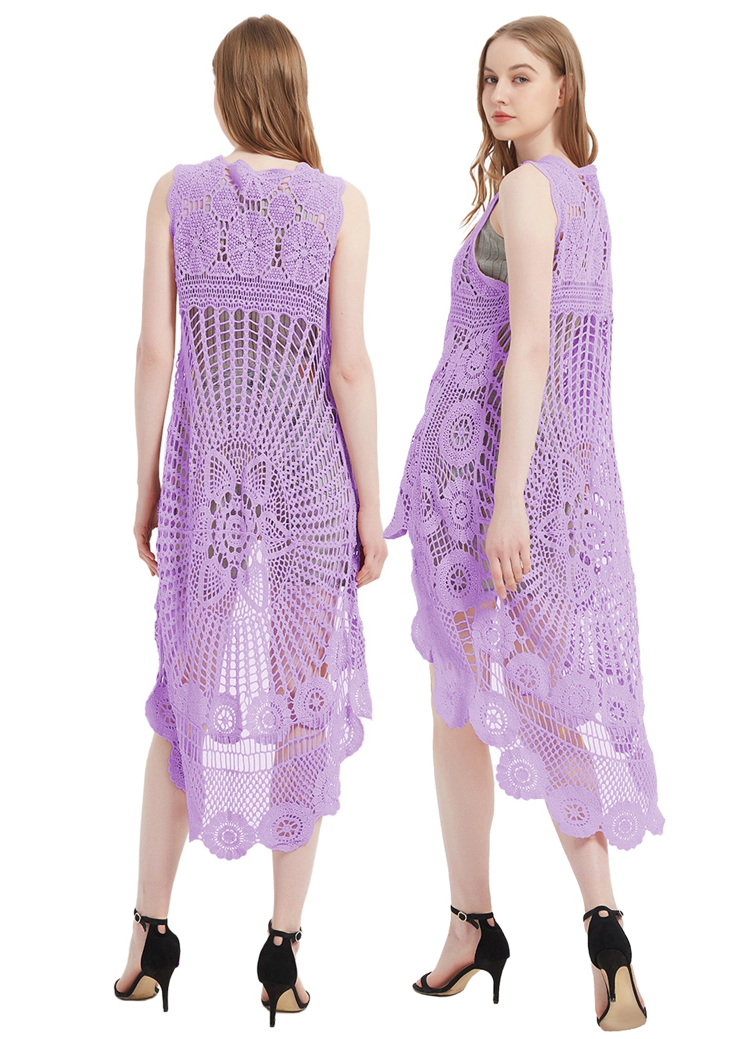 Bohemian Crochet Lace Vest
