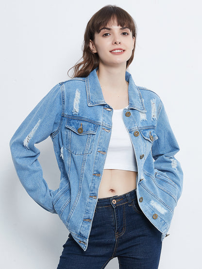 Chaqueta vaquera de mezclilla que no es la de tu novio 