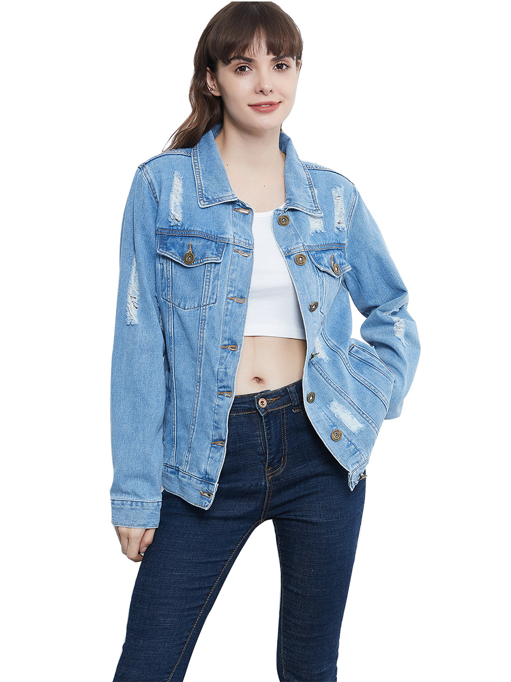 Chaqueta vaquera de mezclilla que no es la de tu novio 