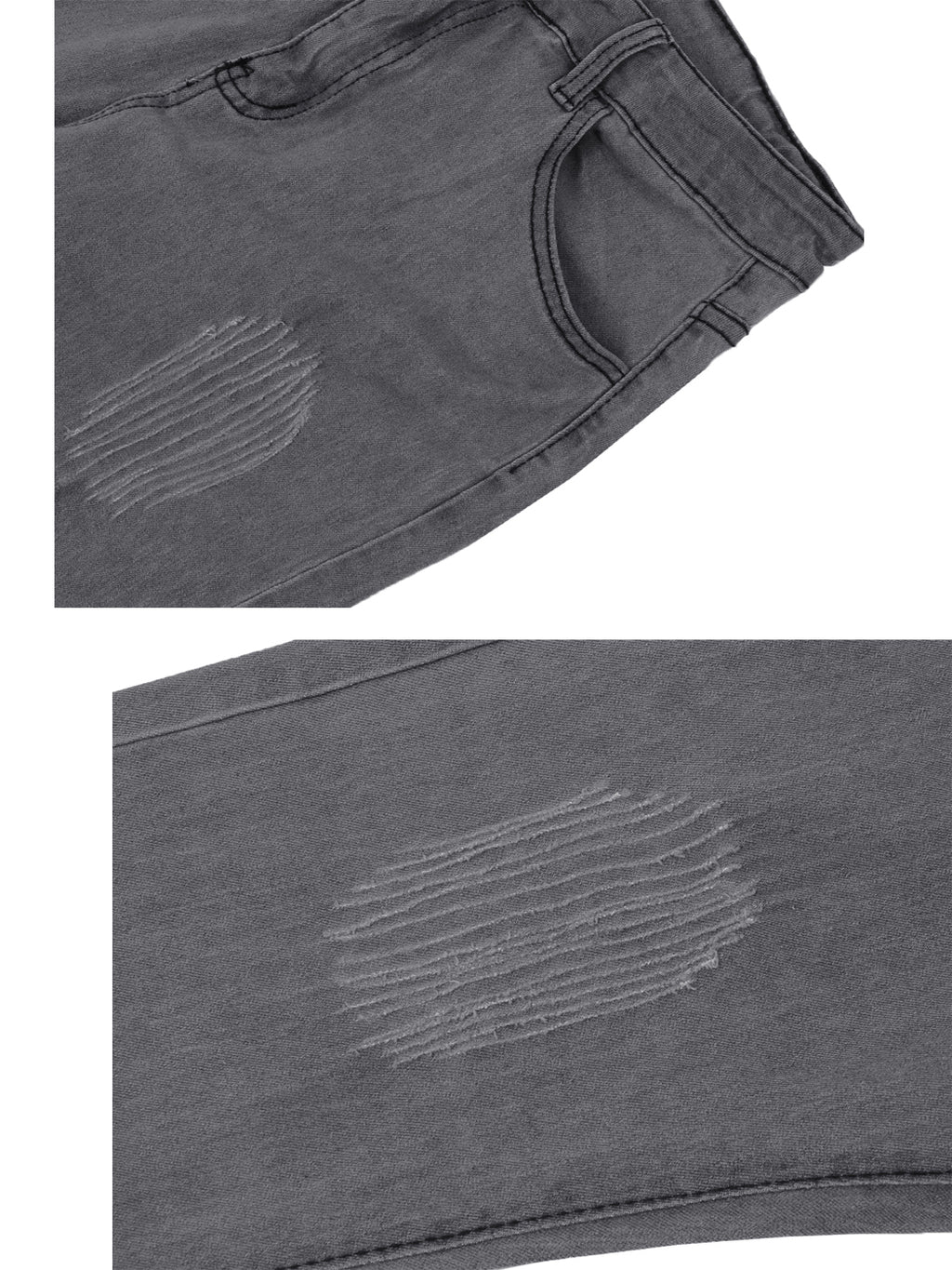 Women's Distressed Flared Jeans Pants