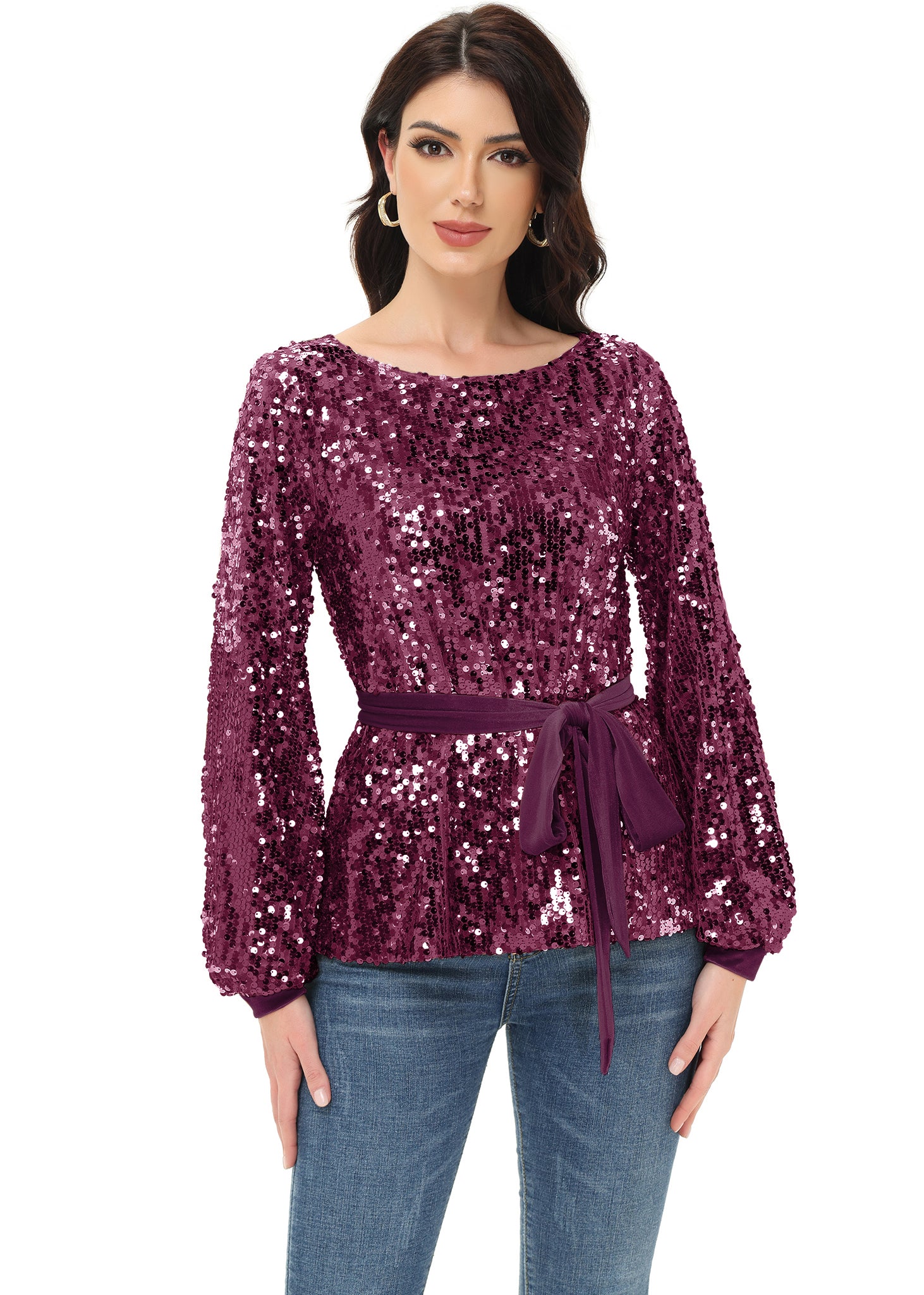 Sudadera tipo jersey con lentejuelas para fiesta