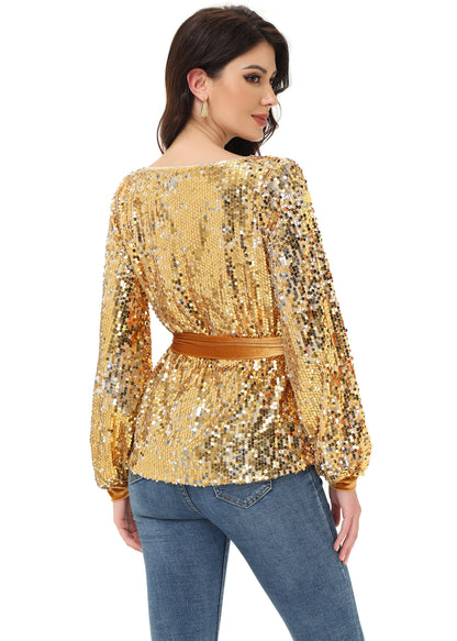 Sudadera tipo jersey con lentejuelas para fiesta